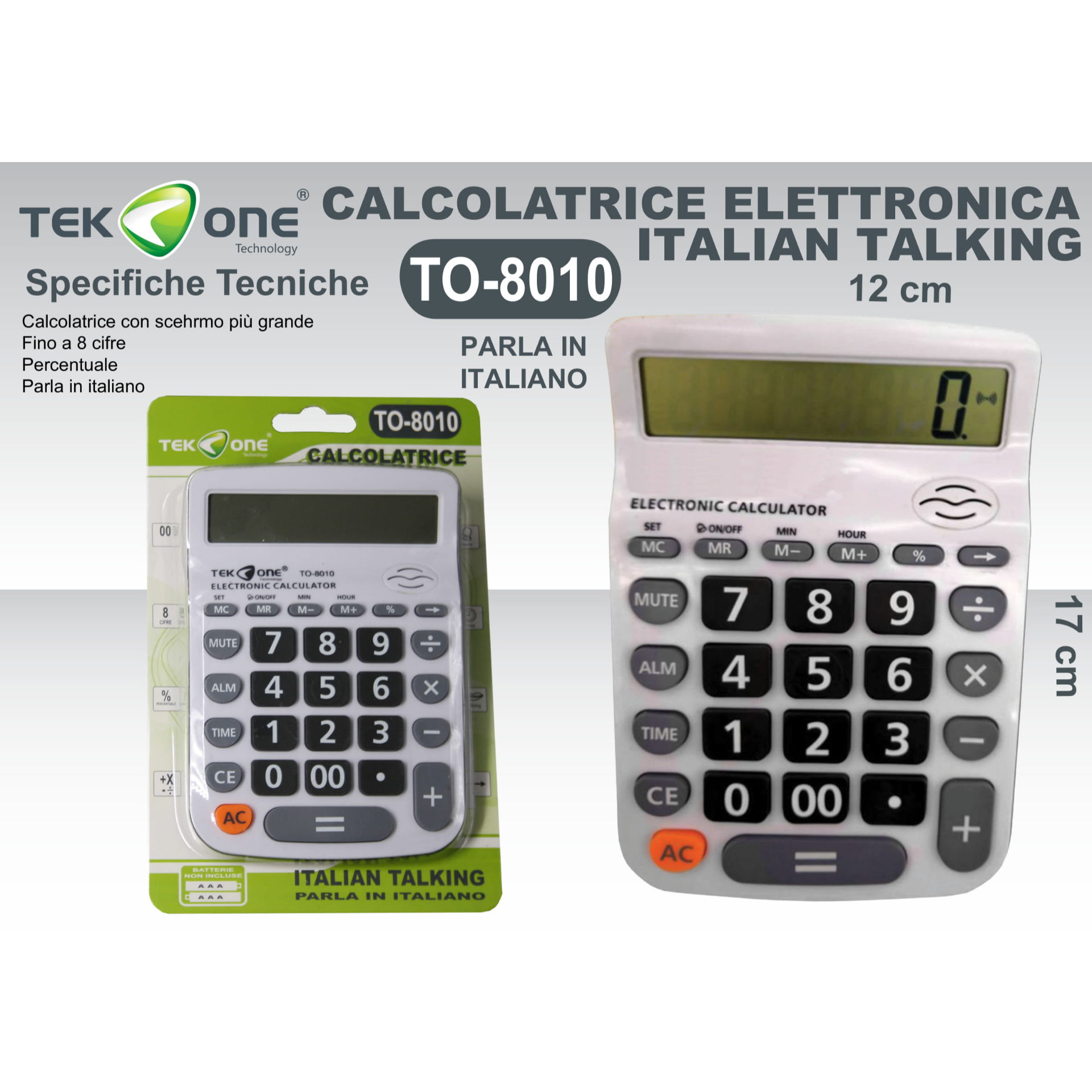 CALCOLATRICE ELETTRONICO DA UFFICIO