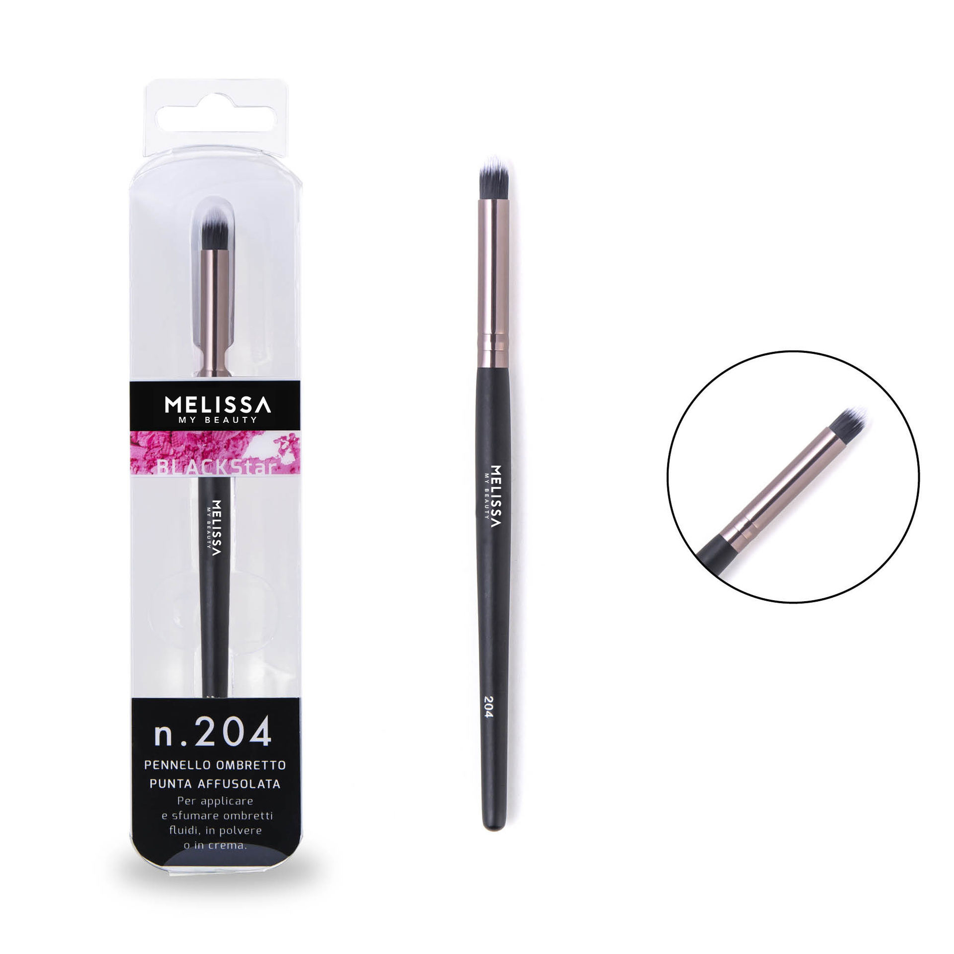 PENNELLO OMBRETTO PUNTA AFFUSOLATA N.204