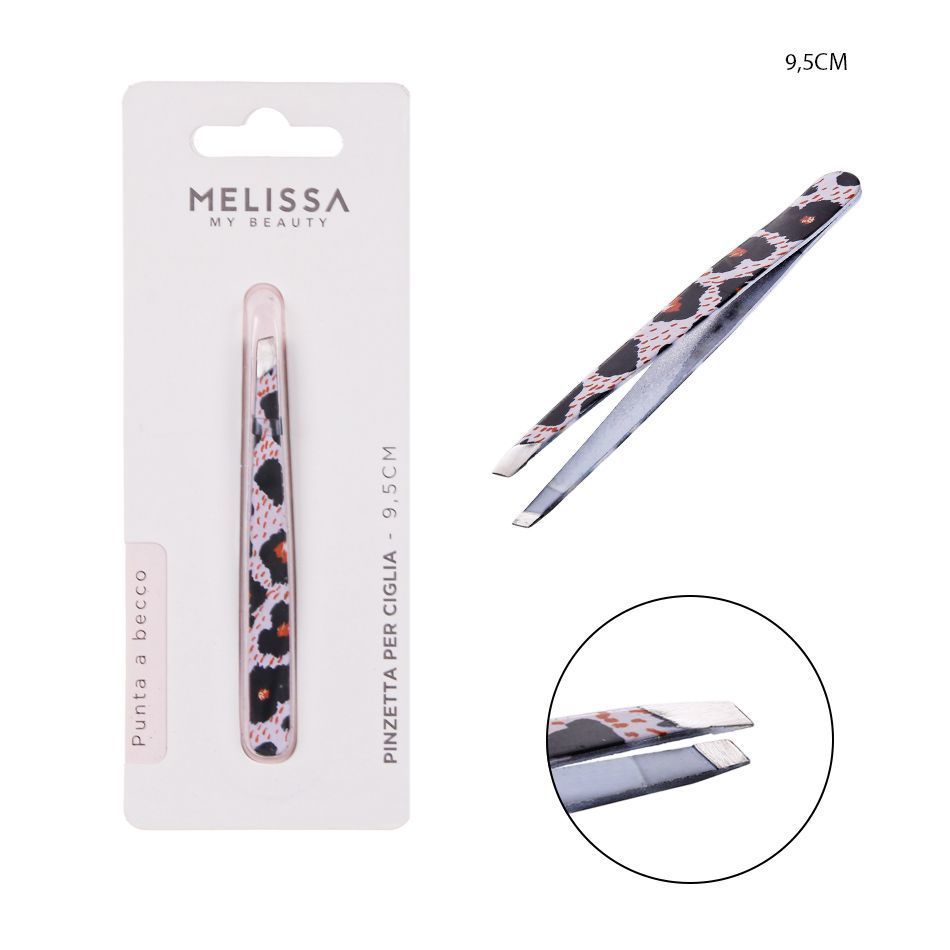 PINZETTA SOPRACCIGLIA INOX P/BECCO 9.5CM FANTASIA