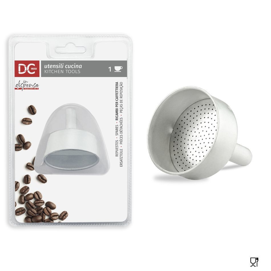 DC CASA IMBUTO CAFFETTIERA ALLUMINIO 1TZPlastic Forte