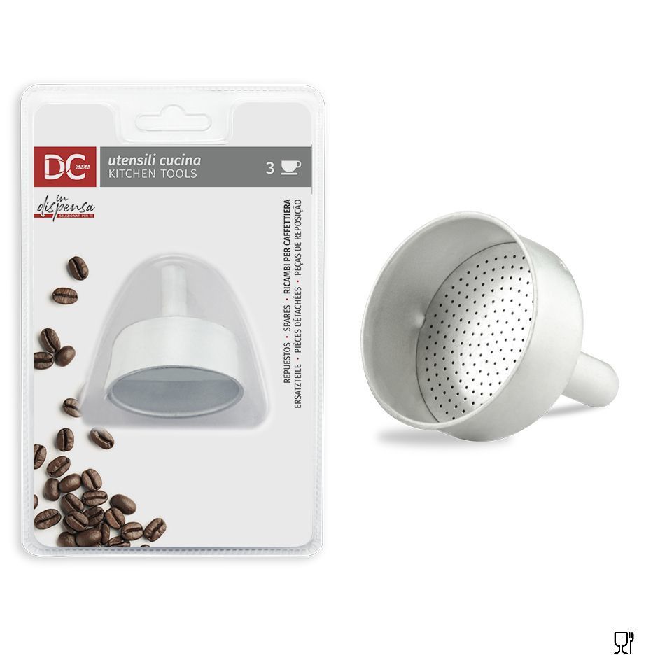 DC CASA IMBUTO CAFFETTIERA ALLUMINIO 3TZPlastic Forte