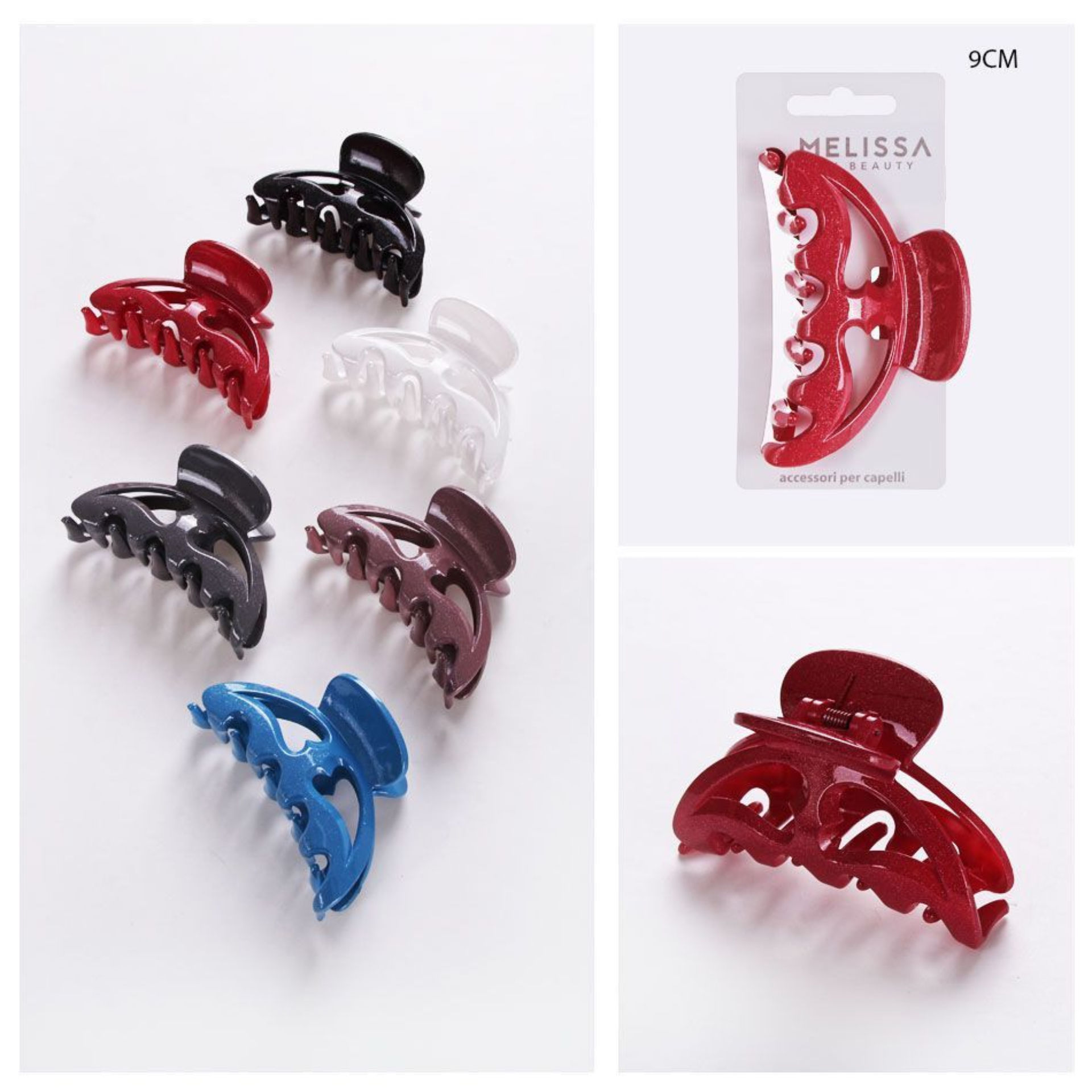 MOLLETTINE CAPELLI 9CM ASS.