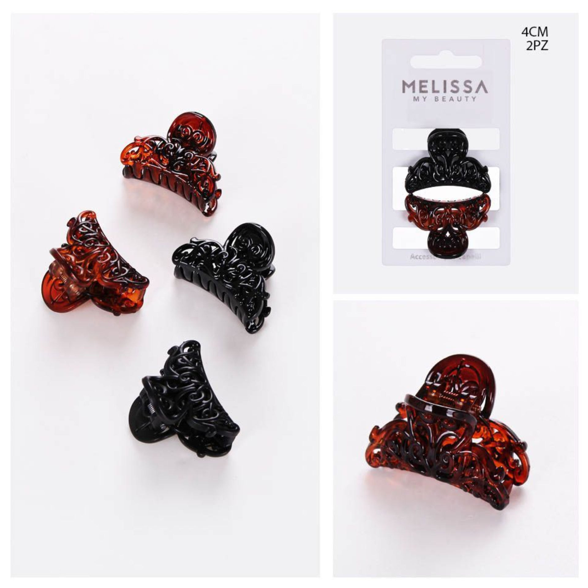 MOLLETTINE CAPELLI 4CM 2PZ ASS.