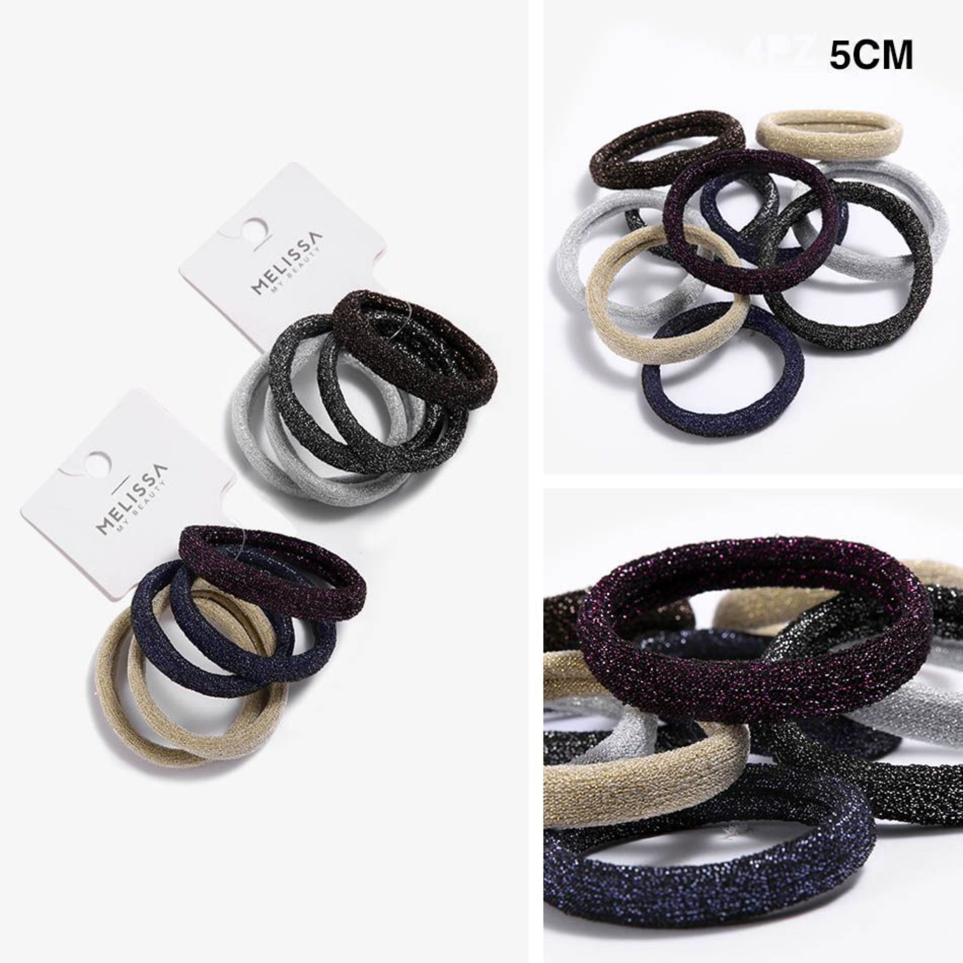 ELASTICI CAPELLI 5CM 5PZ ASS.