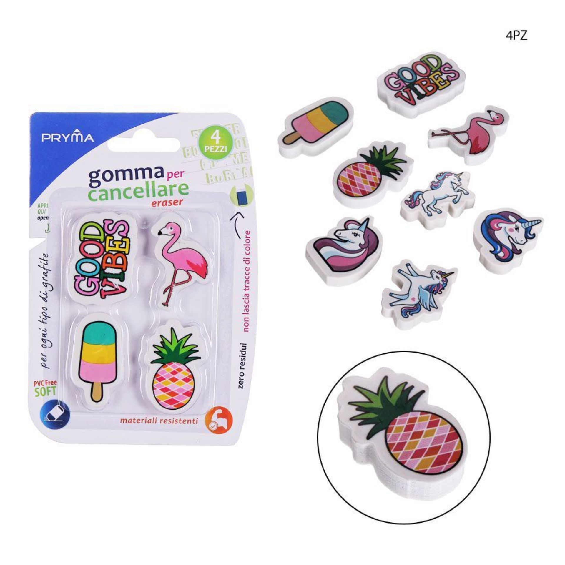 PRYMA GOMMA 4PZ BL.Pryma