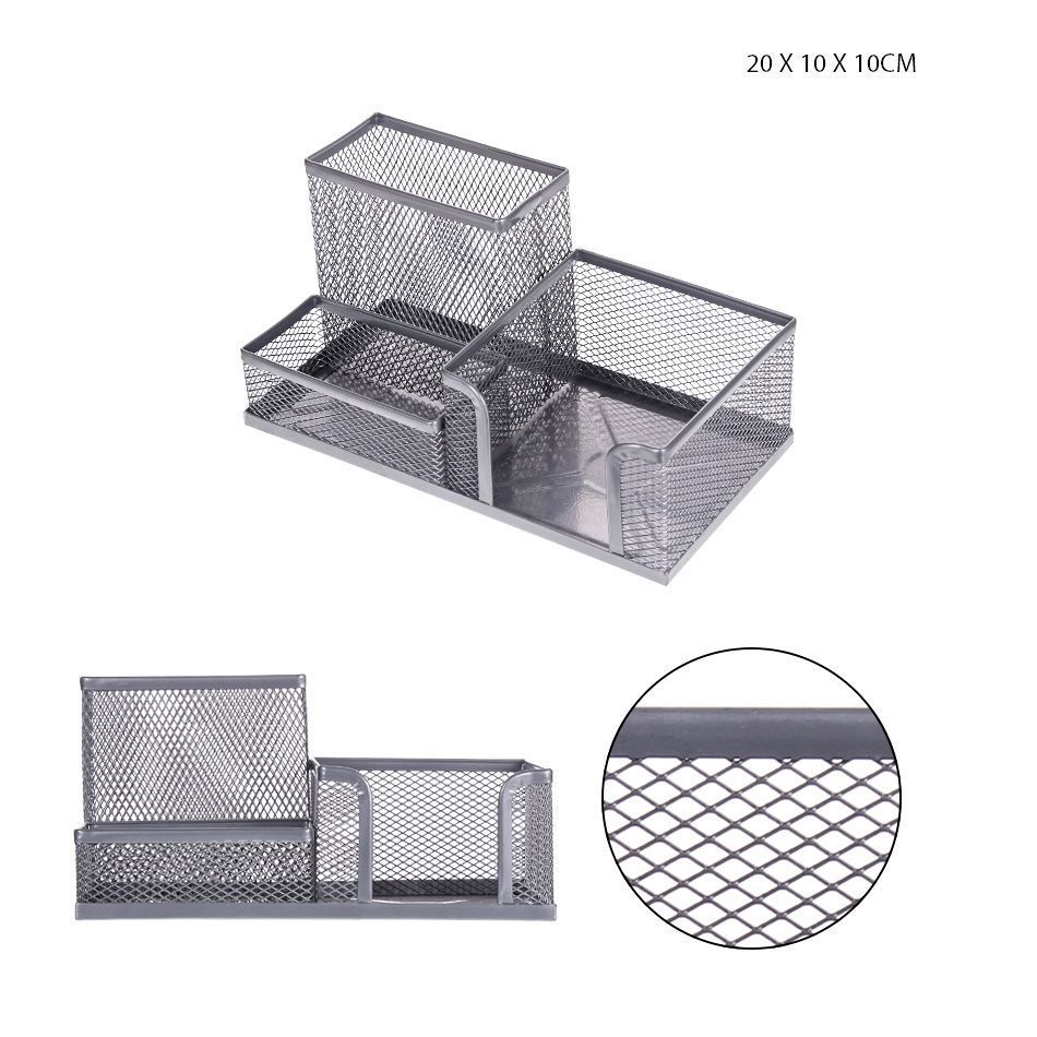 PRYMA PORTAPENNE MET. 20X10X10CM ARGENTOPryma