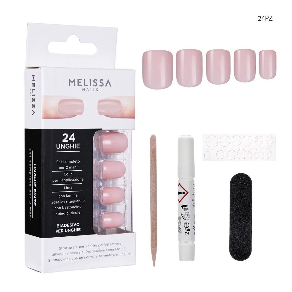 MELISSA UNGHIE FINTE MACARONS 24PZ