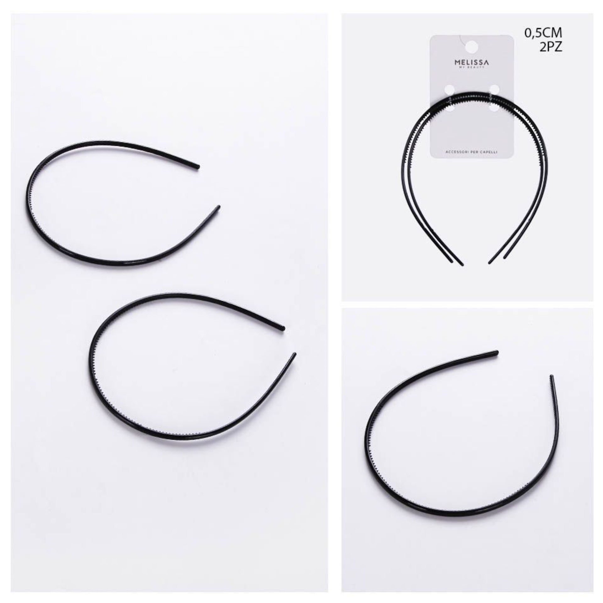 CERCHIETTO CAPELLI 0.5CM 2PZ
