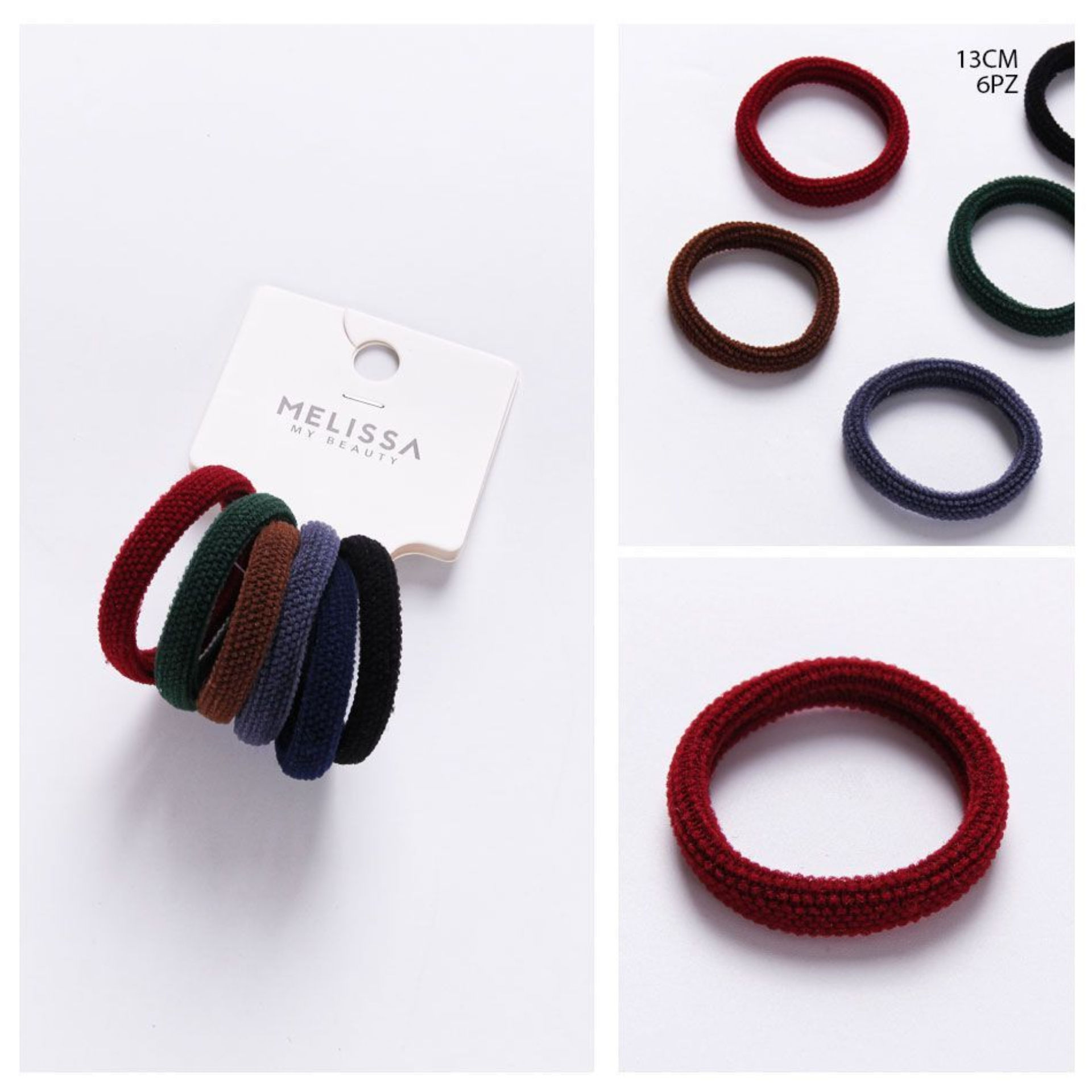 MELISSA ELASTICO CAPELLI 13CM 6PZ