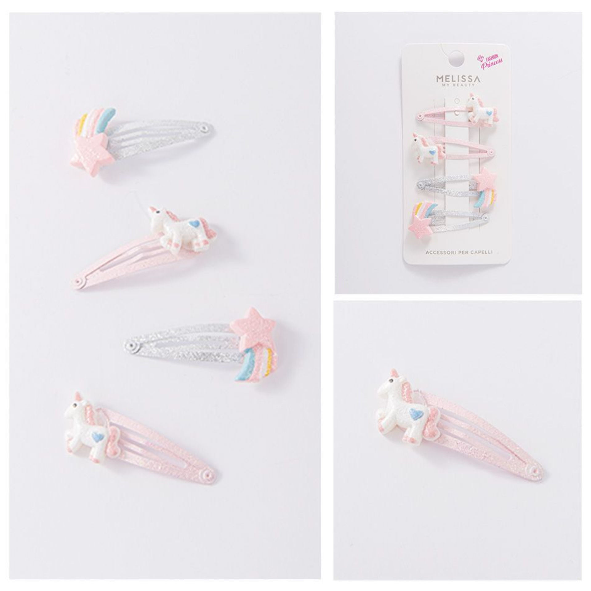 CLIP CAPELLI 5X1.4CM 4PZ