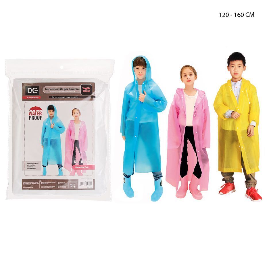 DC CASA IMPERMEABILE BAMBINI 120-160CM