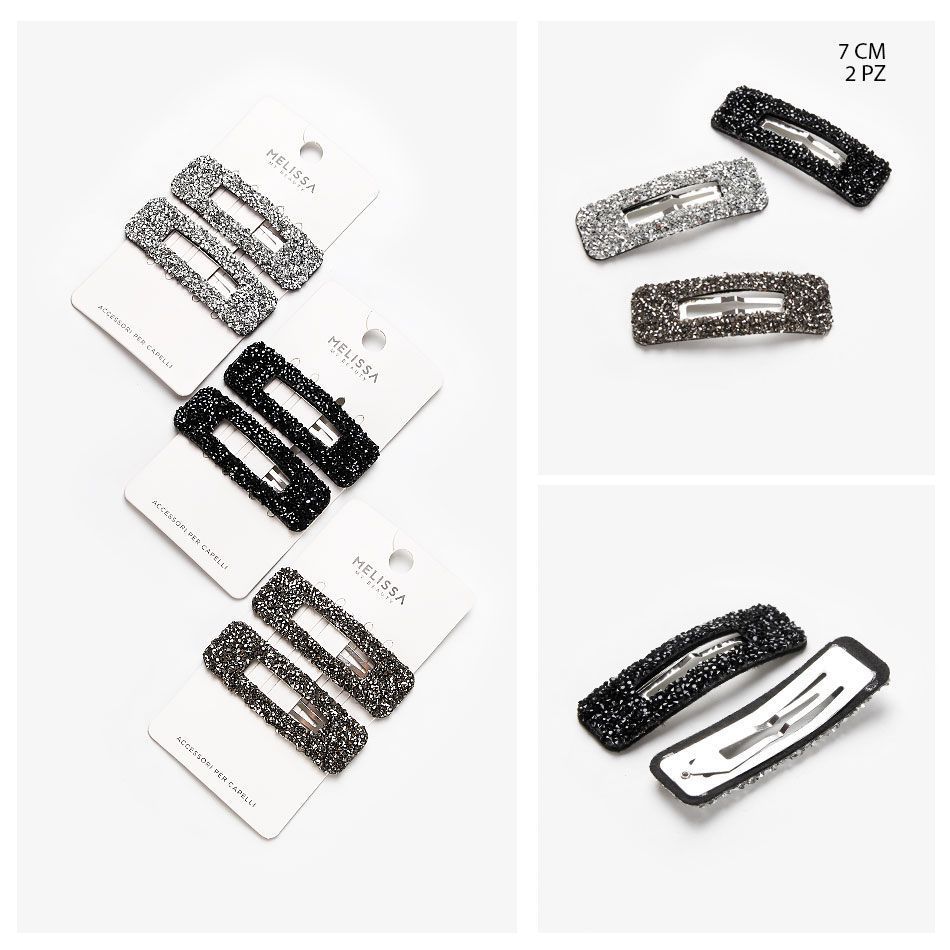 MELISSA MOLLETTA CAPELLI STRASS 7CM 2PZ