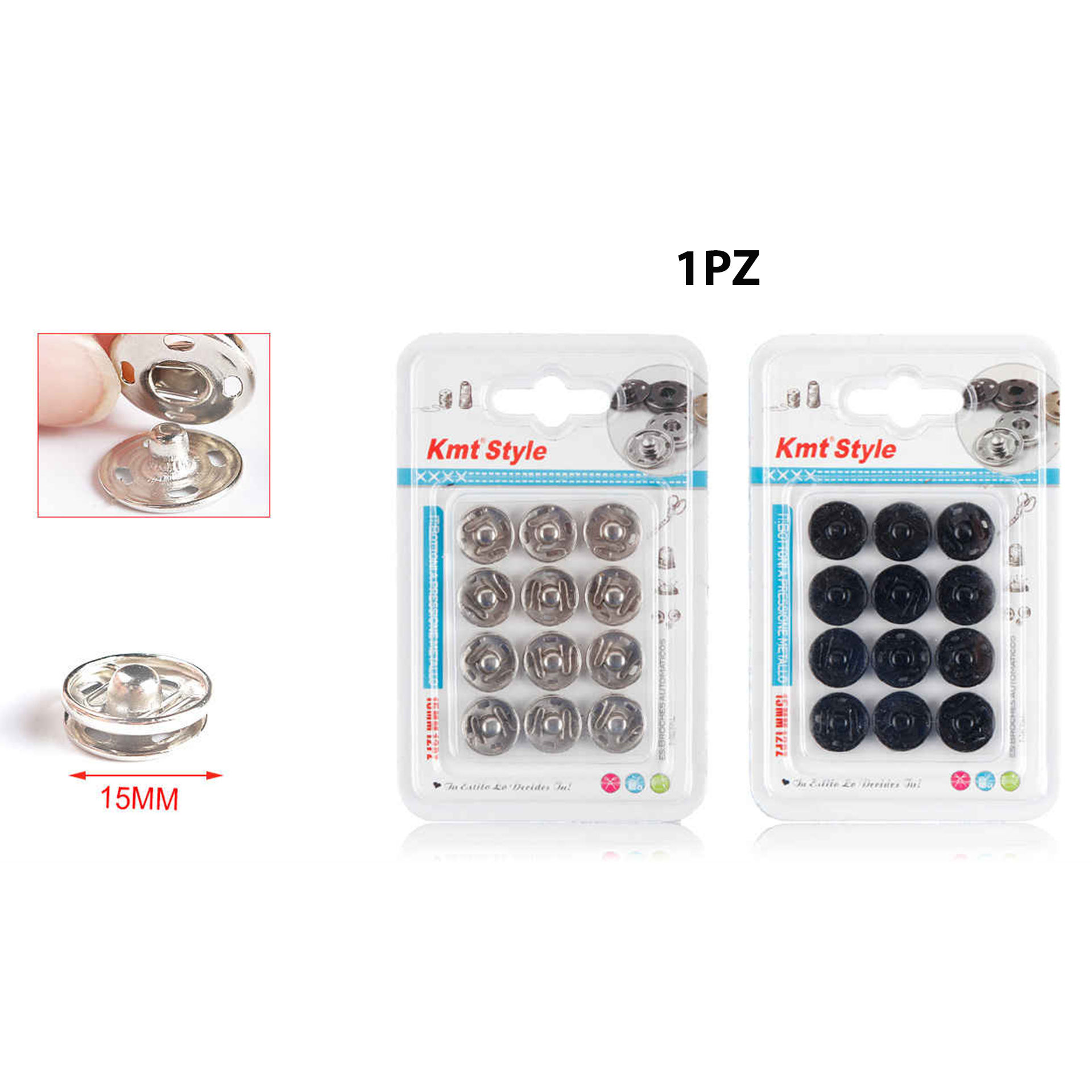 BOTTONI A PRESSIONE METALLO