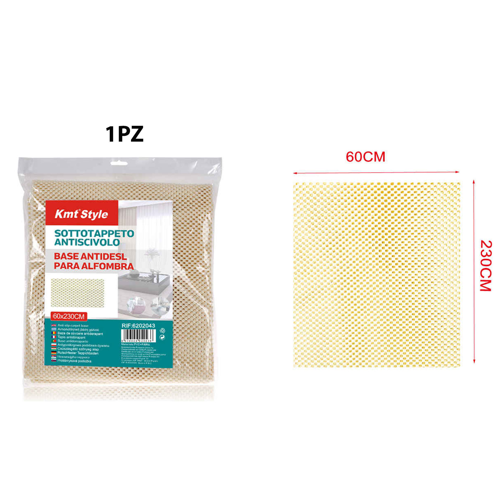 BASE ANTIDESL PARA ALFOMBRA 60*230CM