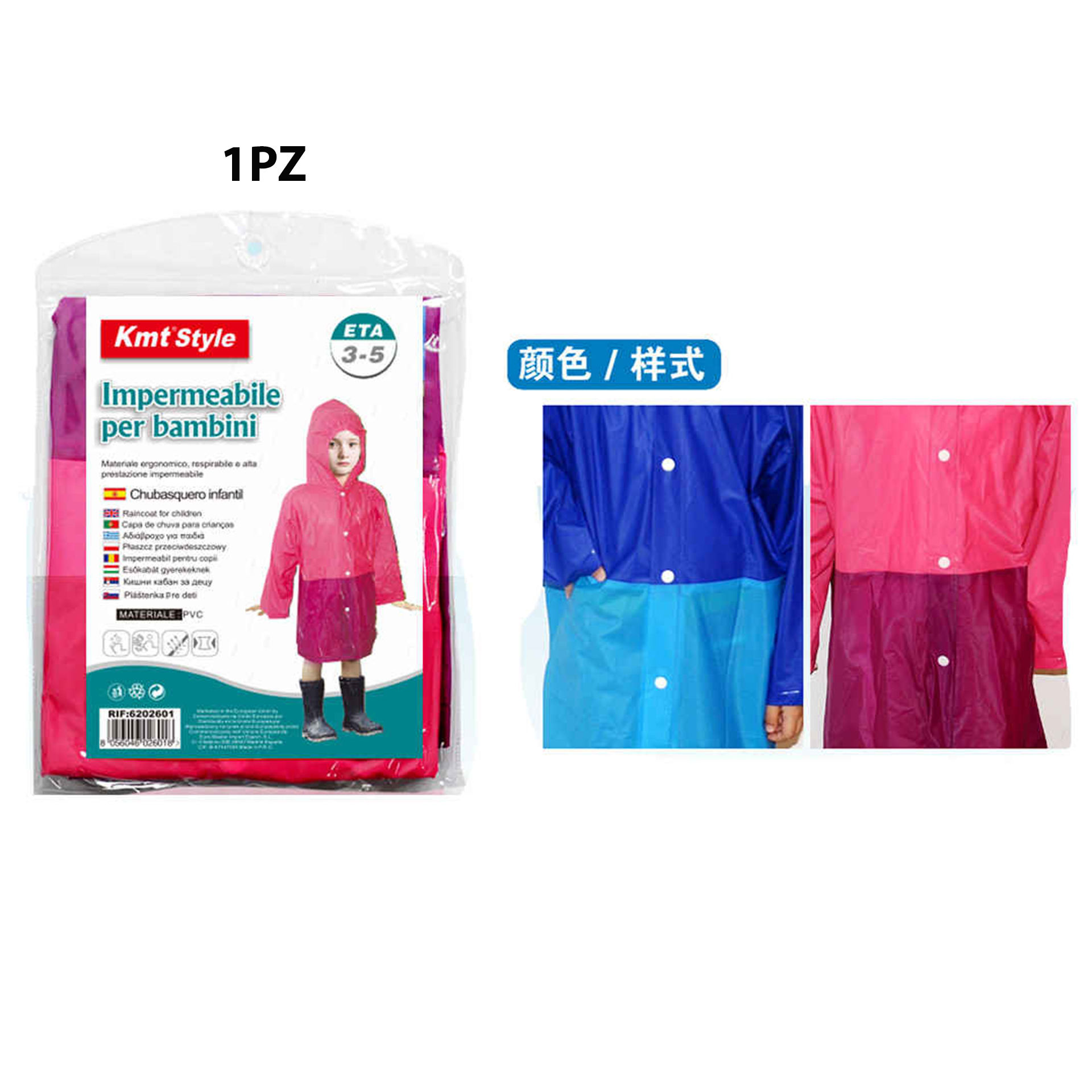 IMPERMEABILE PER BAMBINI 3/5