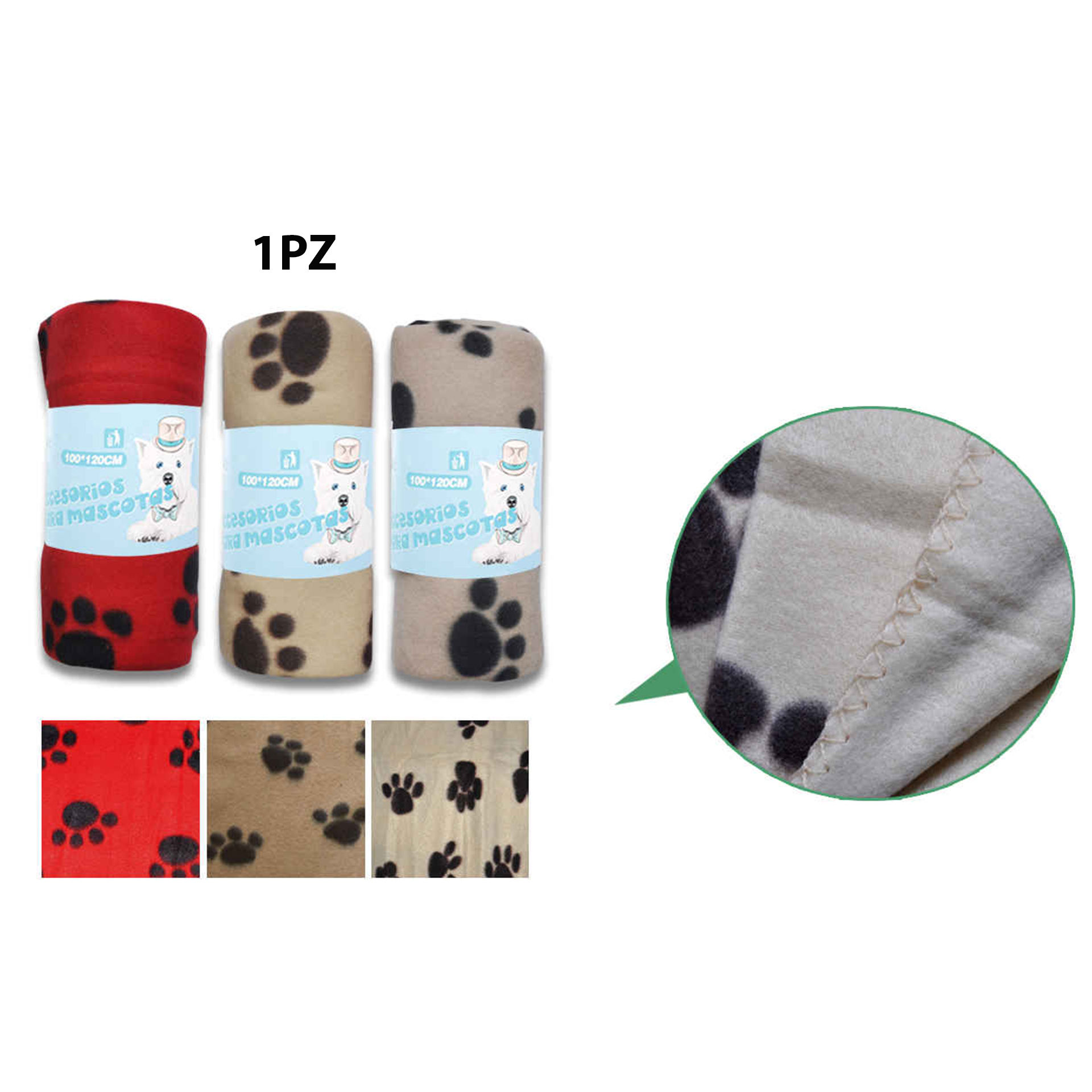 TAPPETINO PER CANE 100*120CM