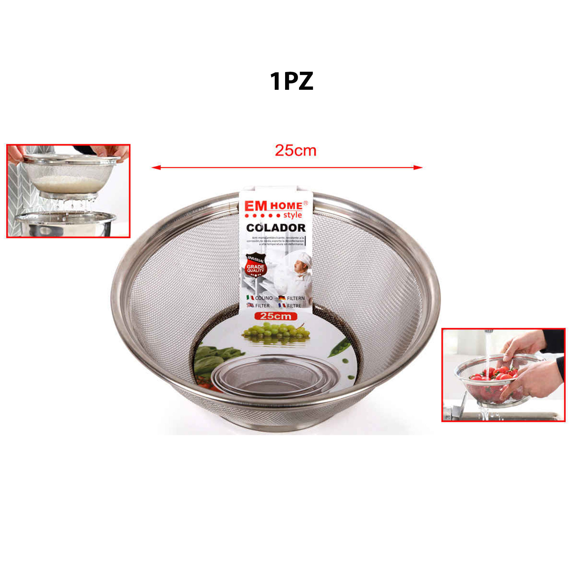 SCOLAPASTA PROFONDO 25CM