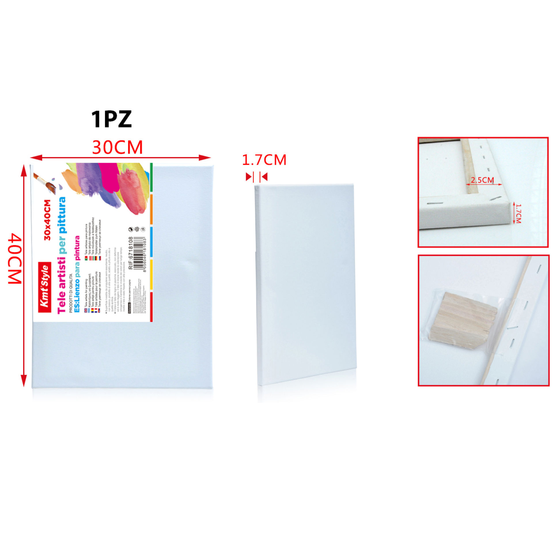 TELE ARTISTI PER PITTURA CM.30*40(6703206)