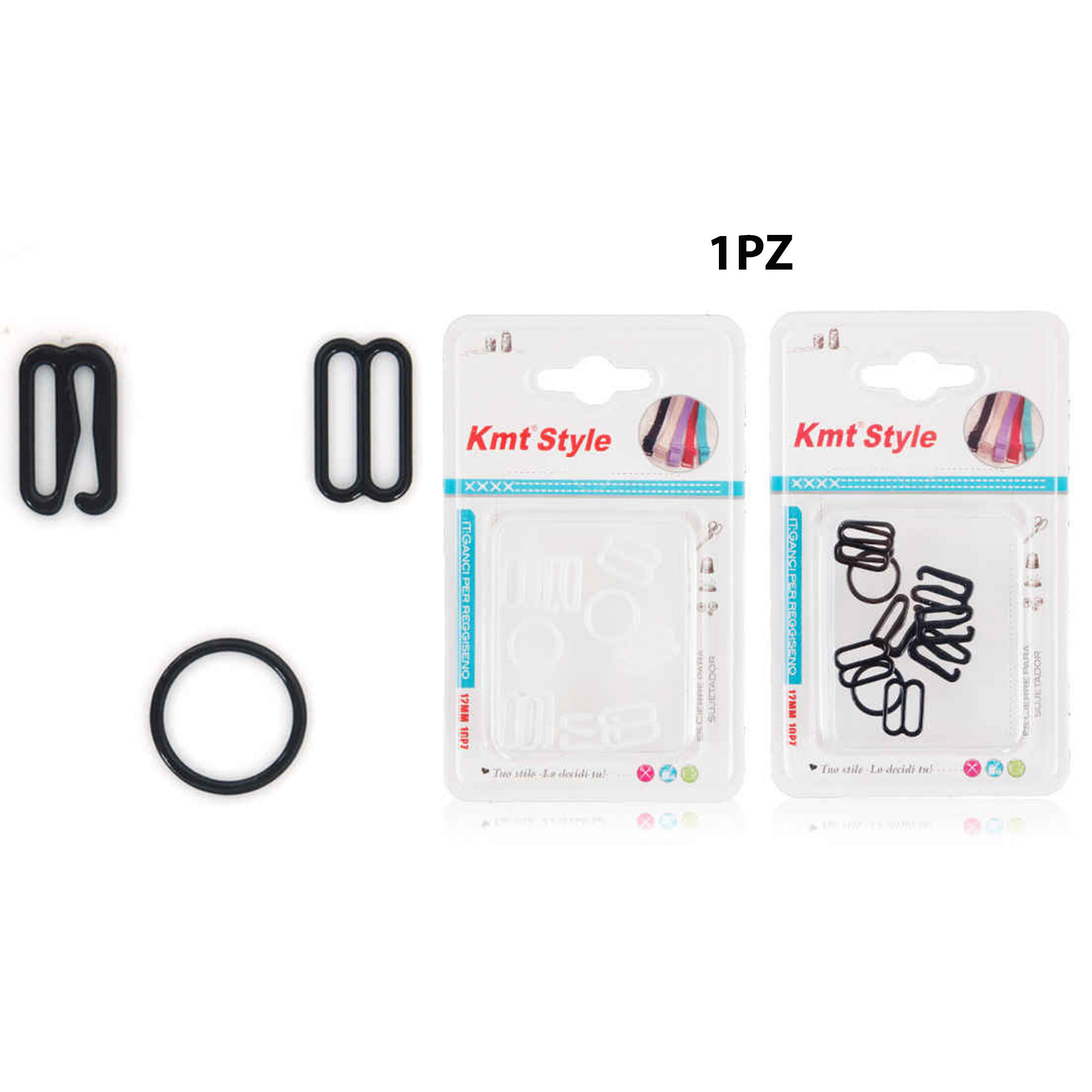 GANCI PER REGGISENO (12MM) 10PZ