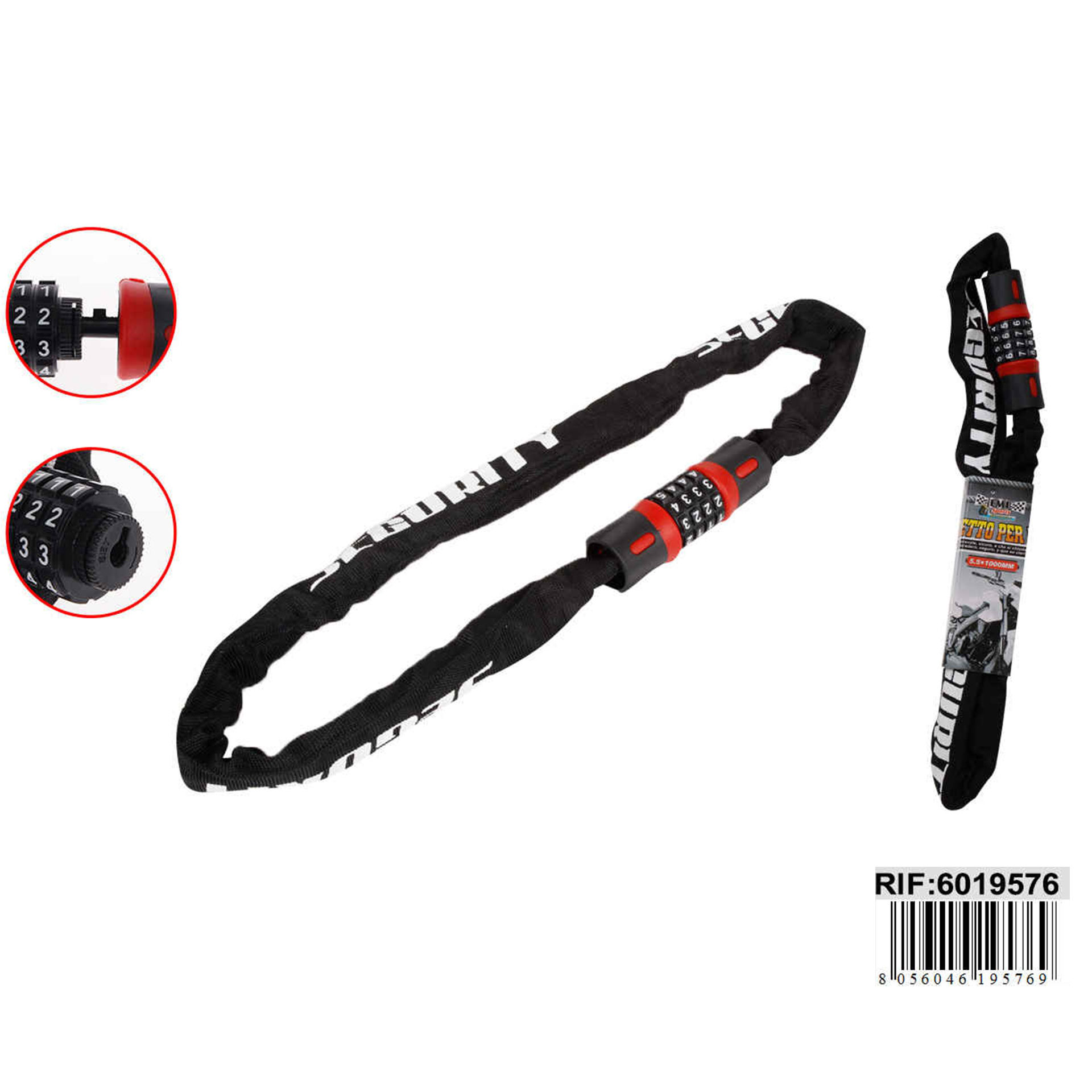 LUCCHETTO PER MOTO 5.5*1000MM