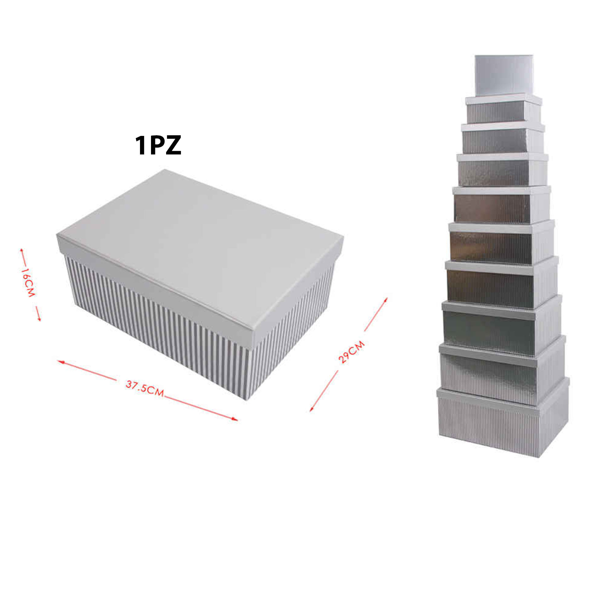 SET 10 SCATOLE MATRIOSKA 37.5*29*16CM