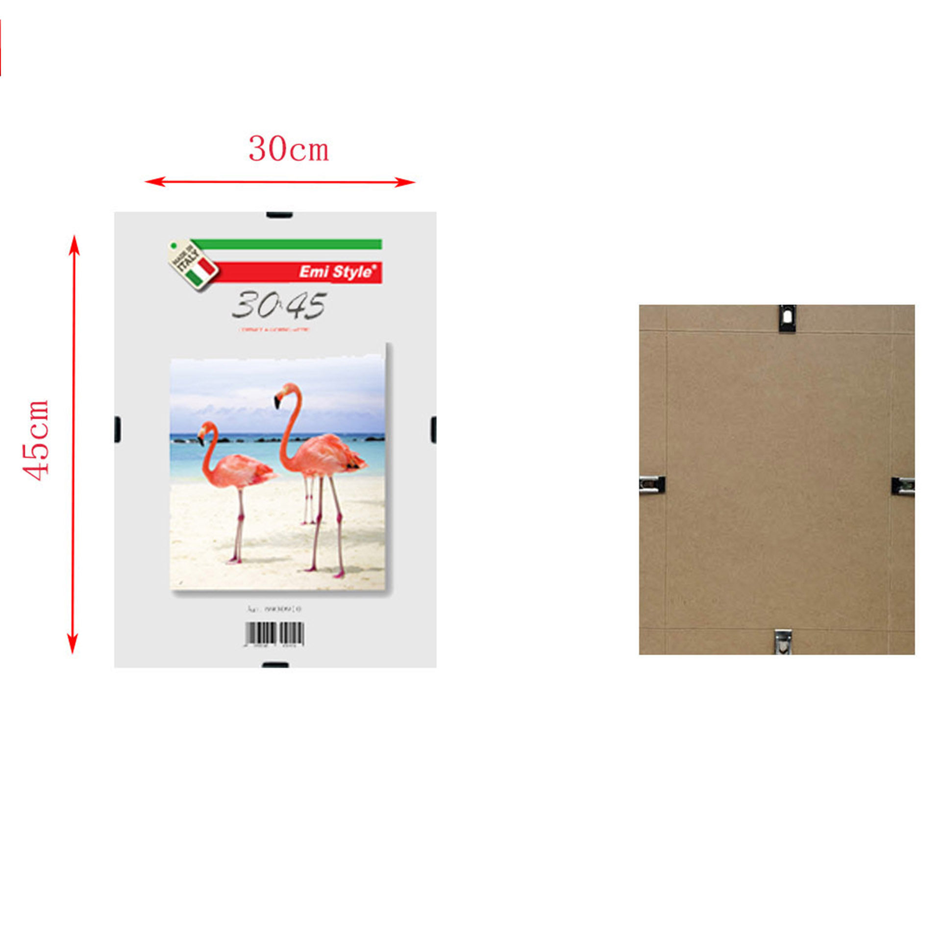 CORNICE GIORNO VETRO 30X45