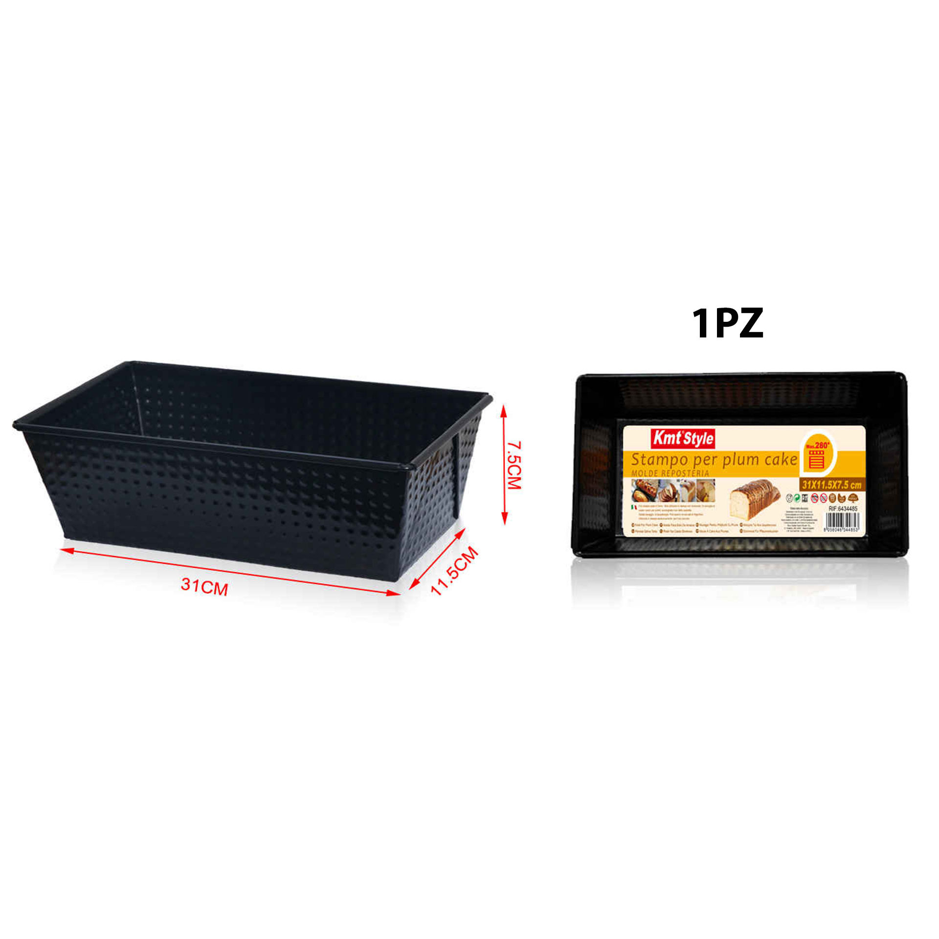 STAMPO PER PLUM CAKE 31*11.5*7.5CM