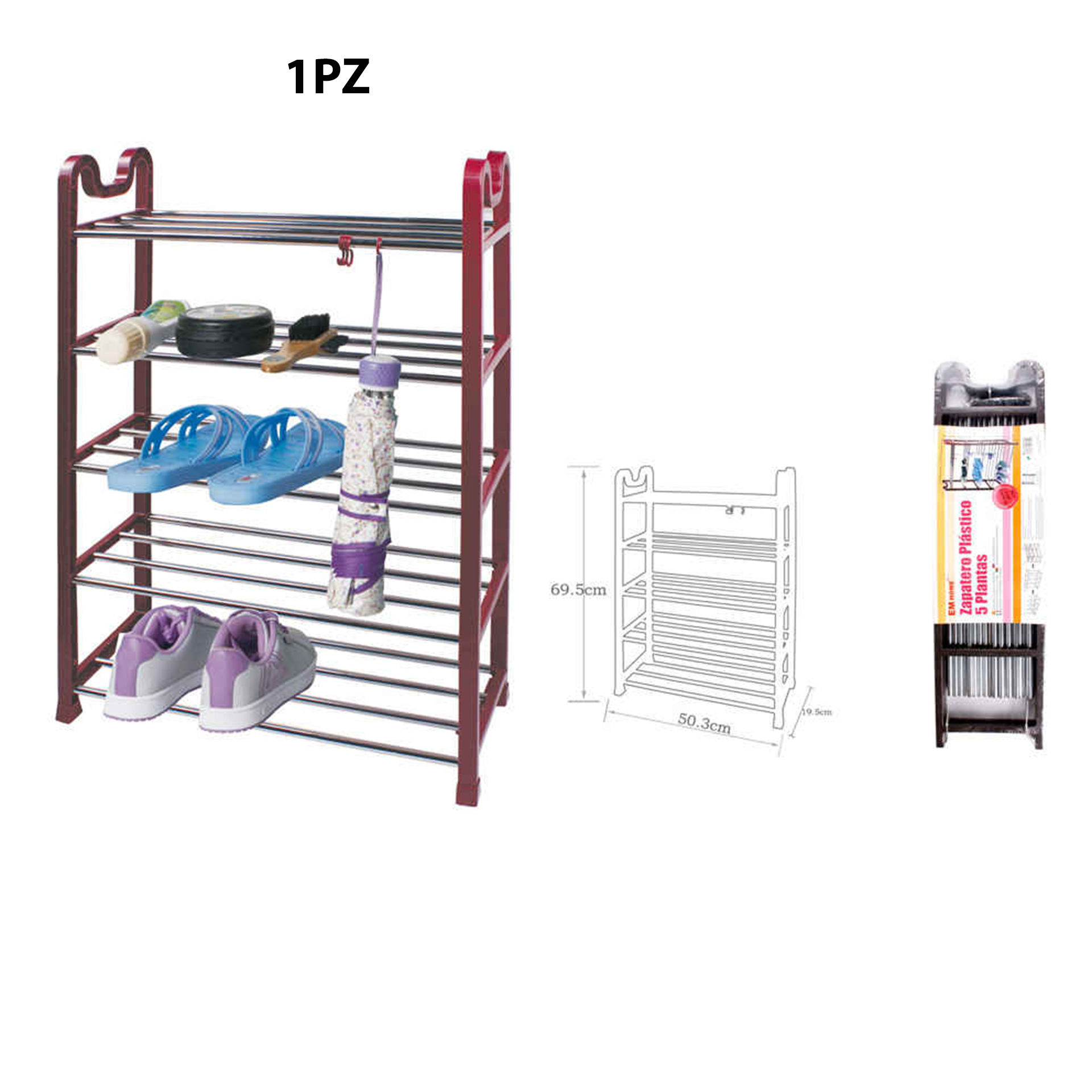 SCARPIERA 5 PIANI 50.3*19.5*69.5CM 8924314