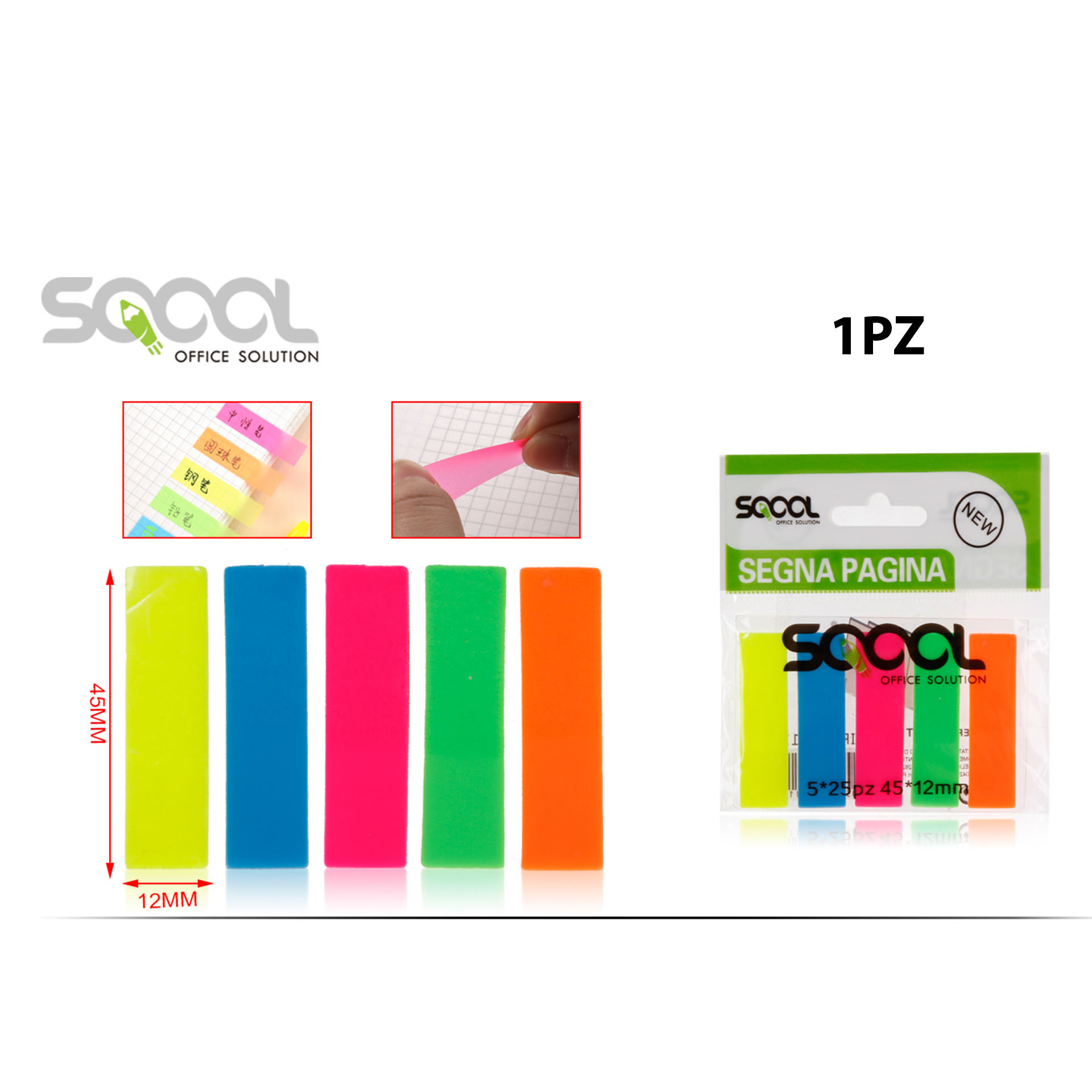 SEGNA PAGINA 25PZ 45*12MM