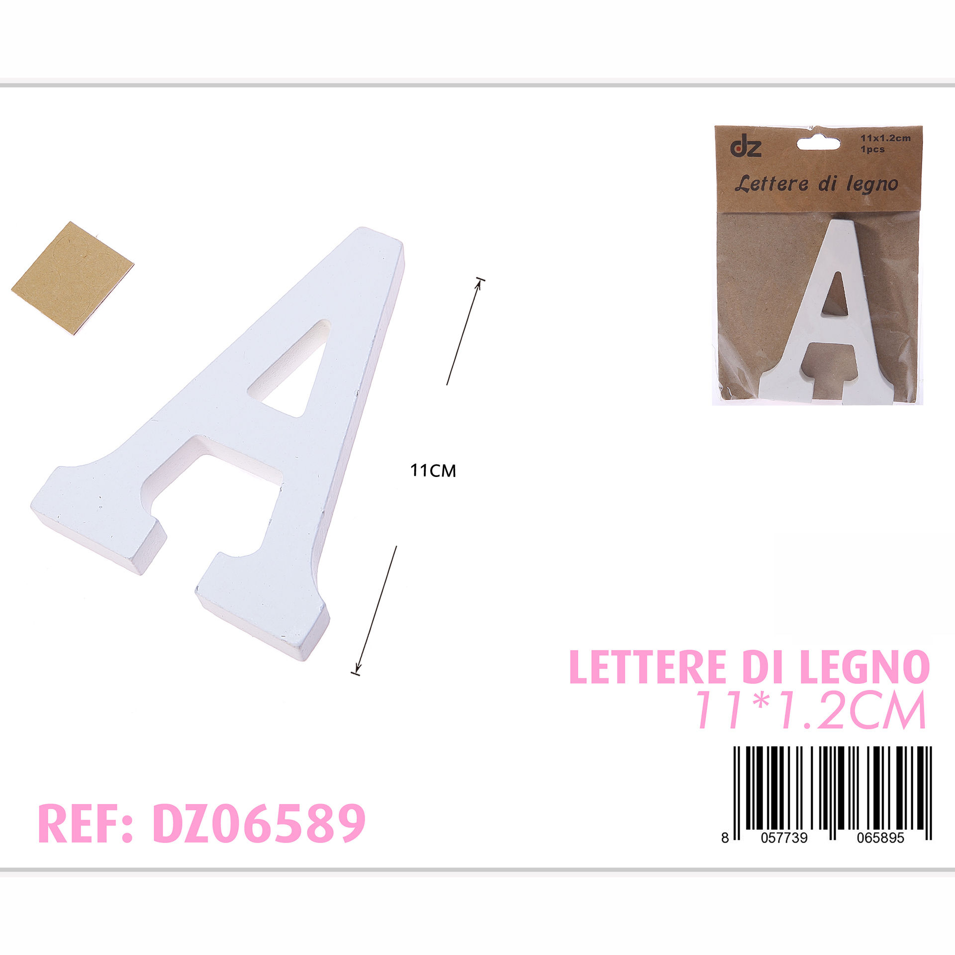 LETTERE DI LEGNO A