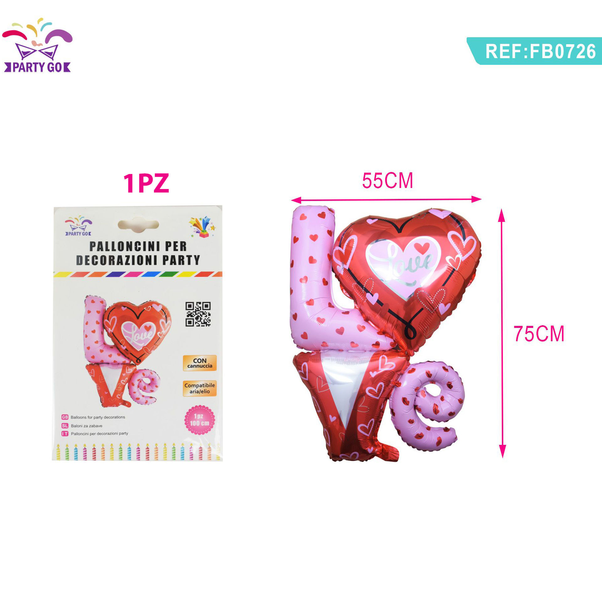 PALLONCINI PER DECORAZIONI PARTY