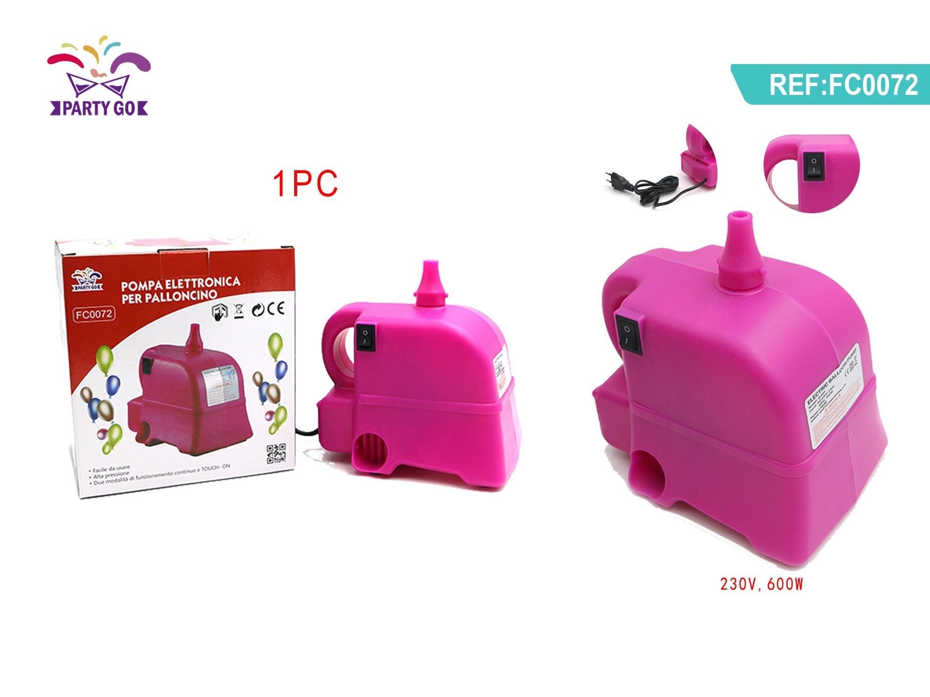 POMPA ELETRONICA PER PALLONCINO