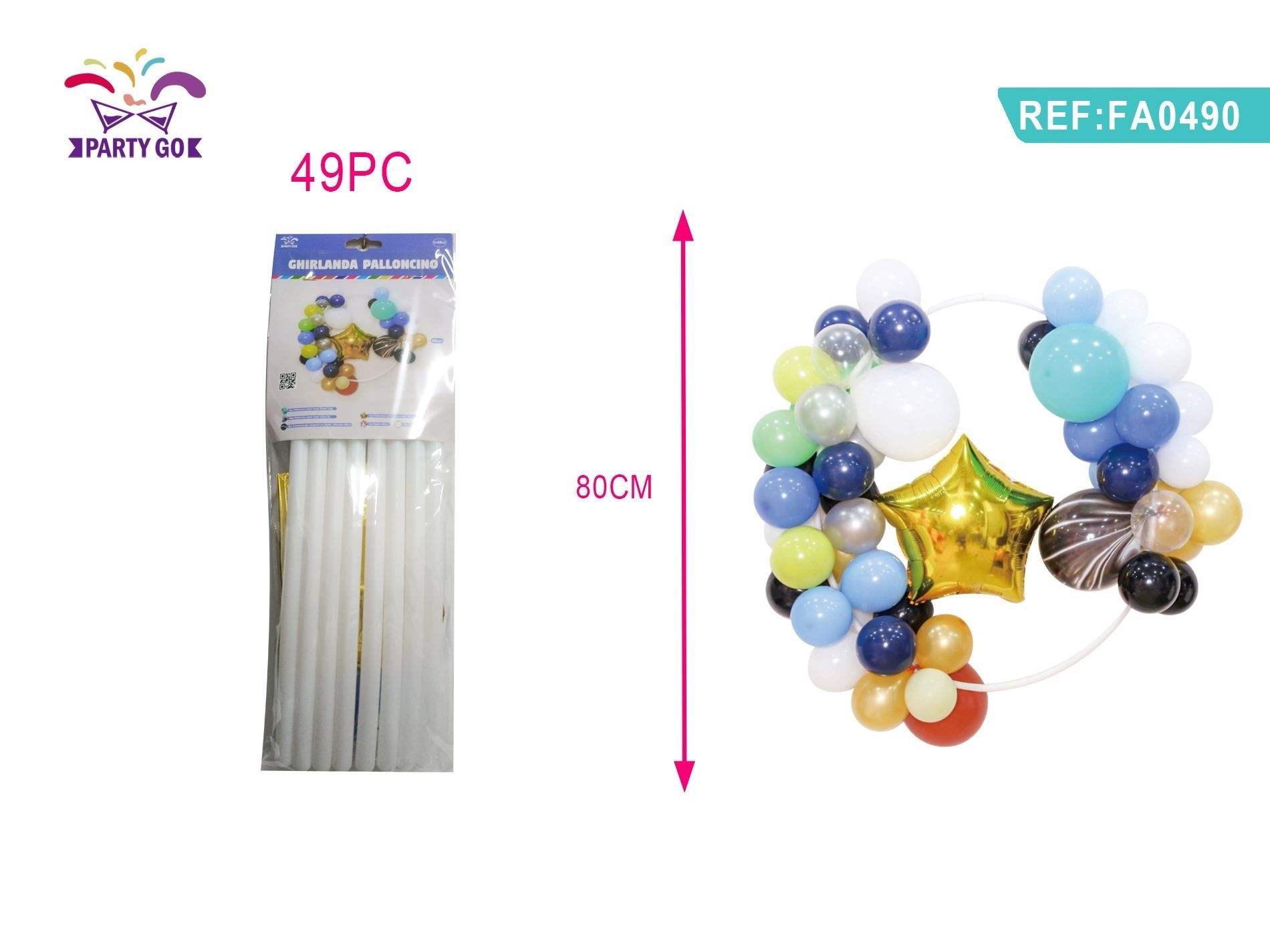 GHIRLANDA PALLONCINO