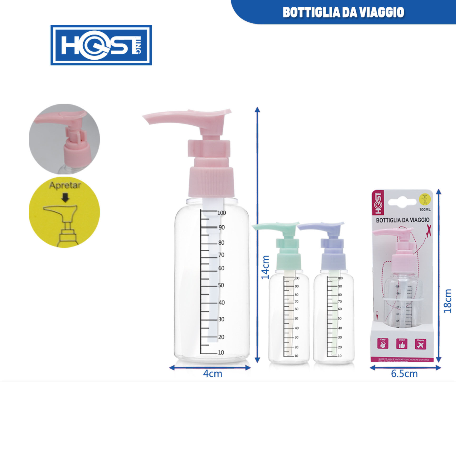 BOTTIGLIA DA VIAGGIO