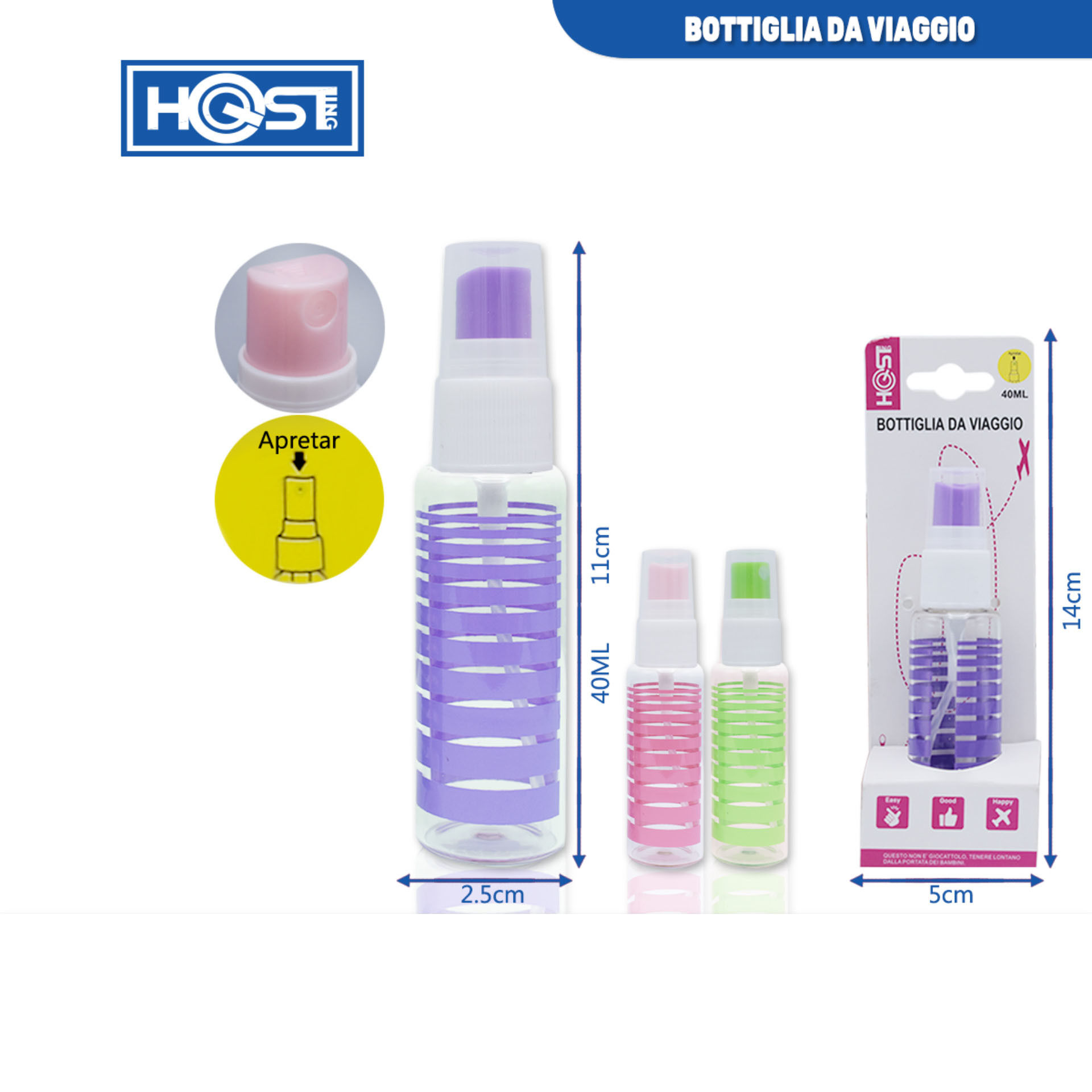 BOTTIGLIA DA VIAGGIO