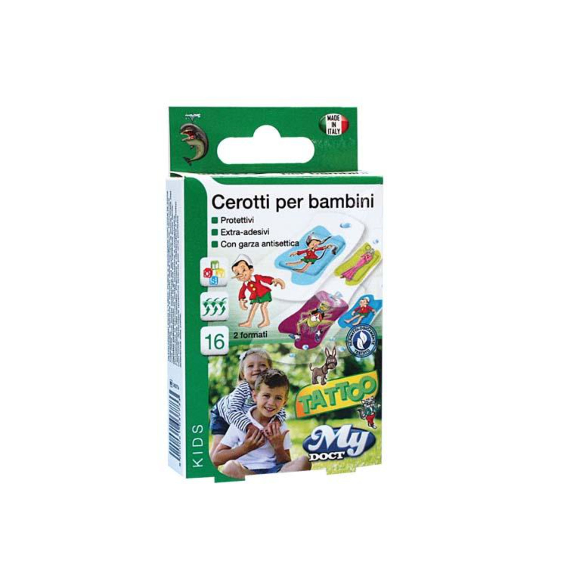 CEROTTI KIDS TATTOO EFFECT 16 PZ EMOJI ASSORTITI