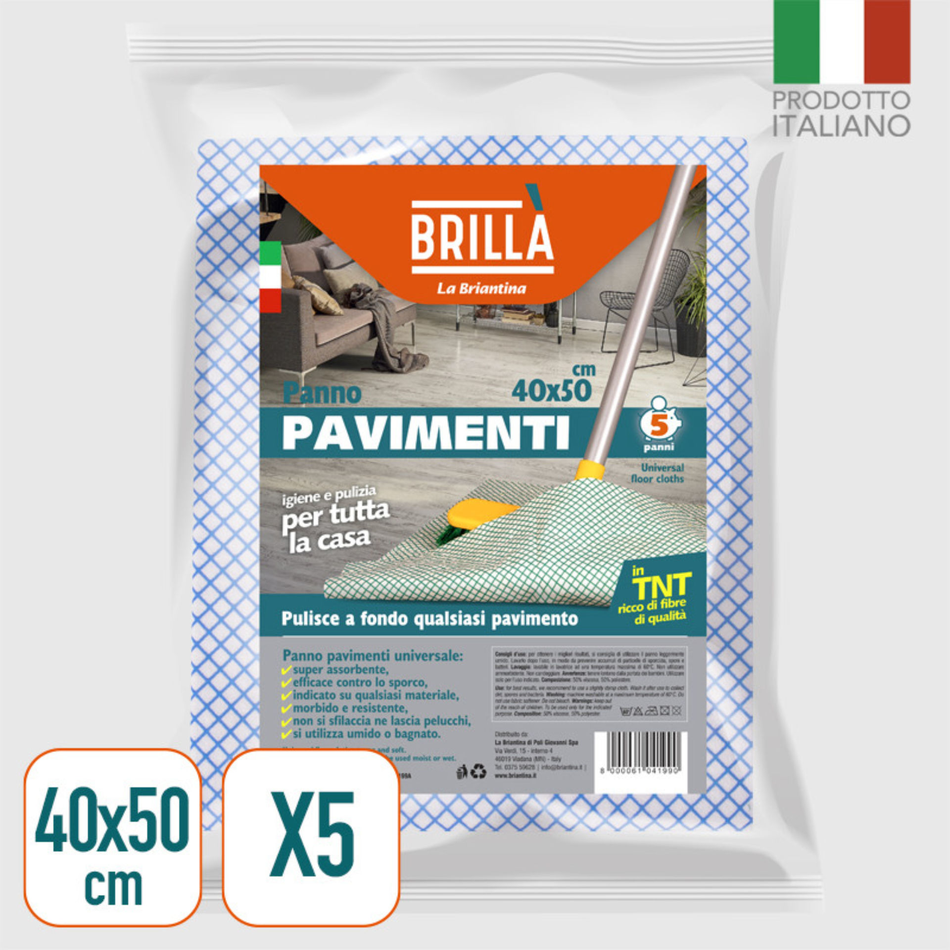 PANNI PAVIMENTI GRAN RISPARMIO 5PZ