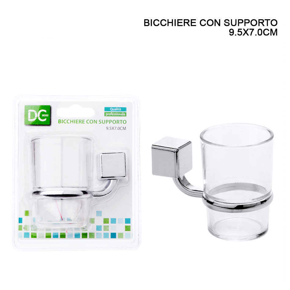DC CASA BICCHIERE C/SUPPORTO 9.5X7CM
