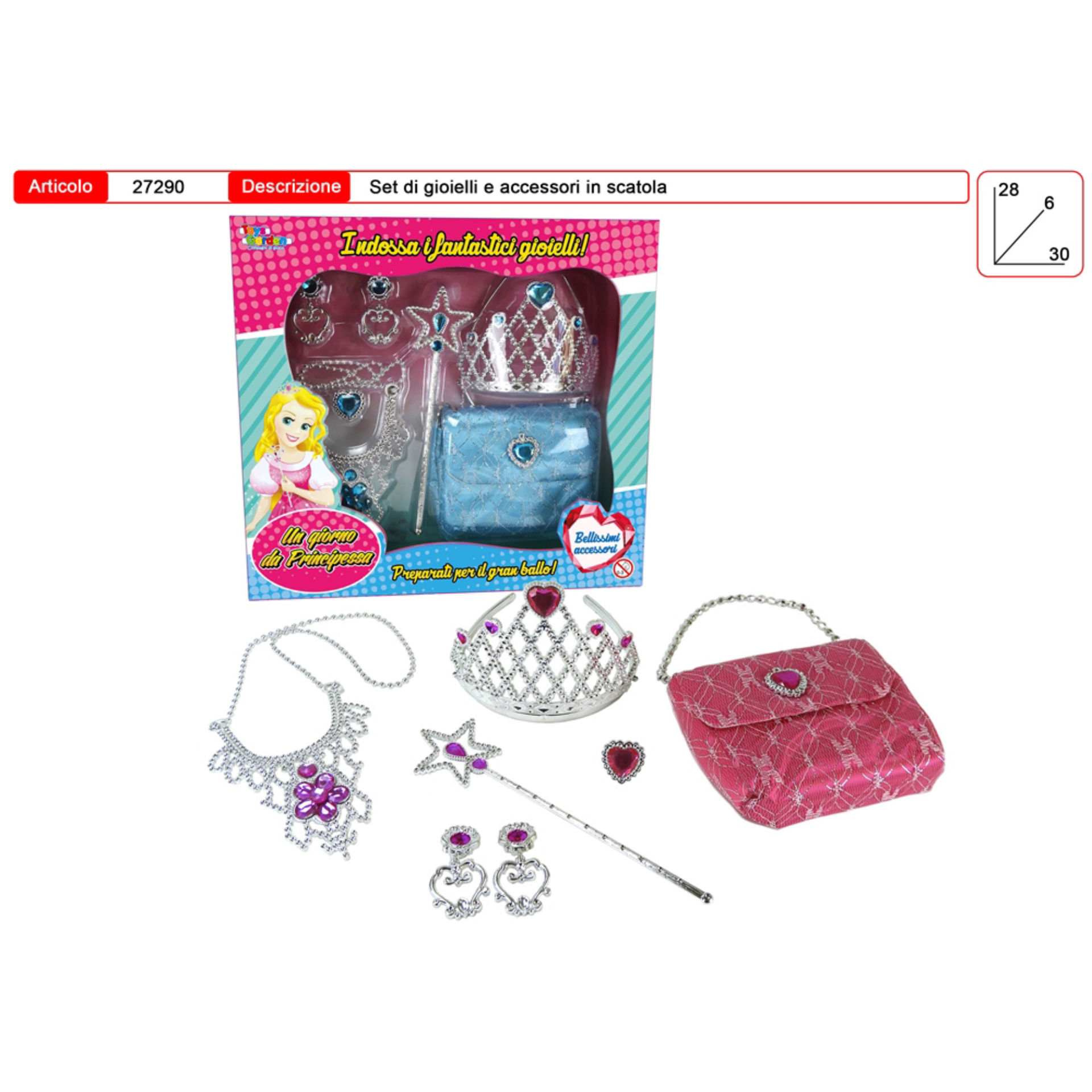 SET BORSETTA GIOELLI