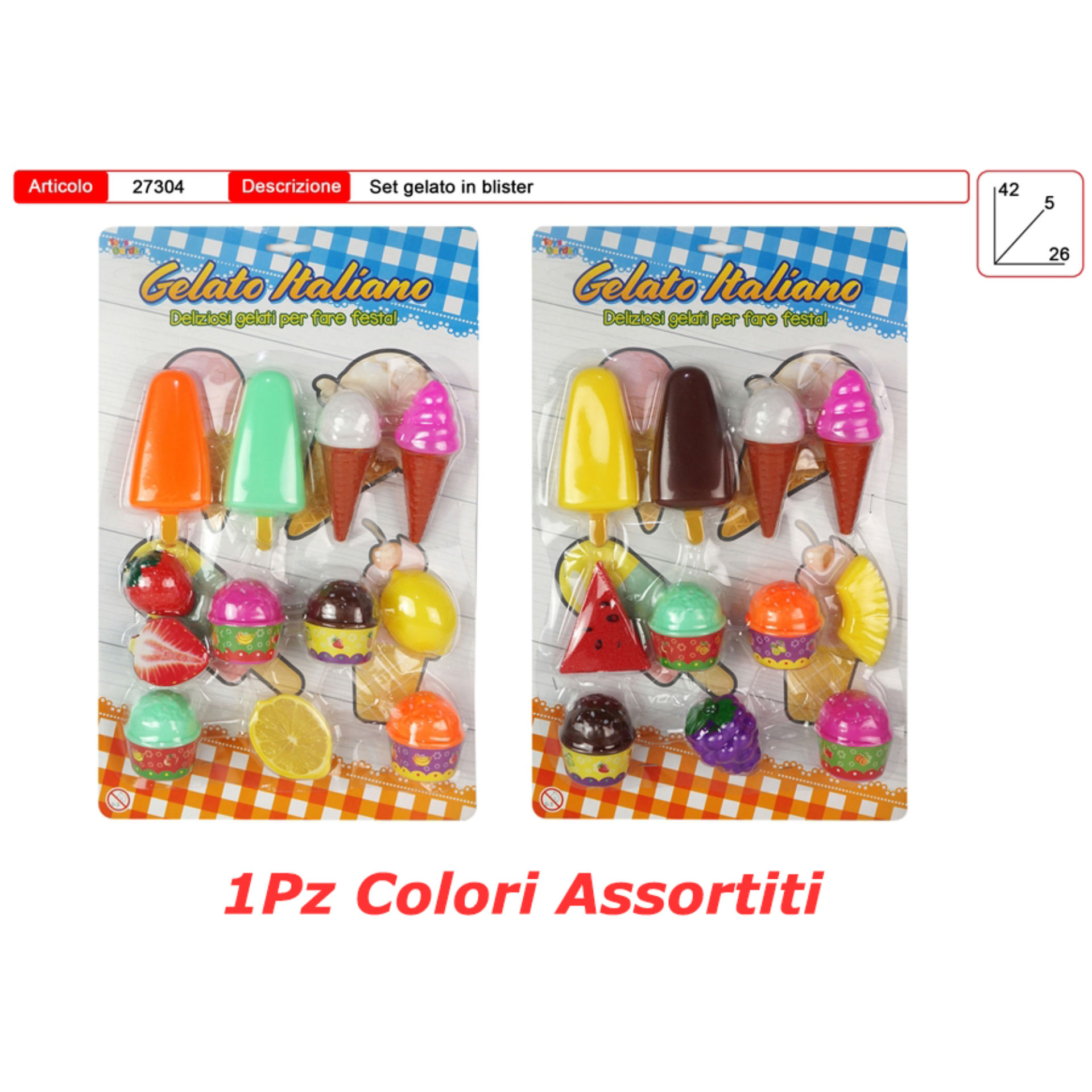 SET GELATO IN BLISTER