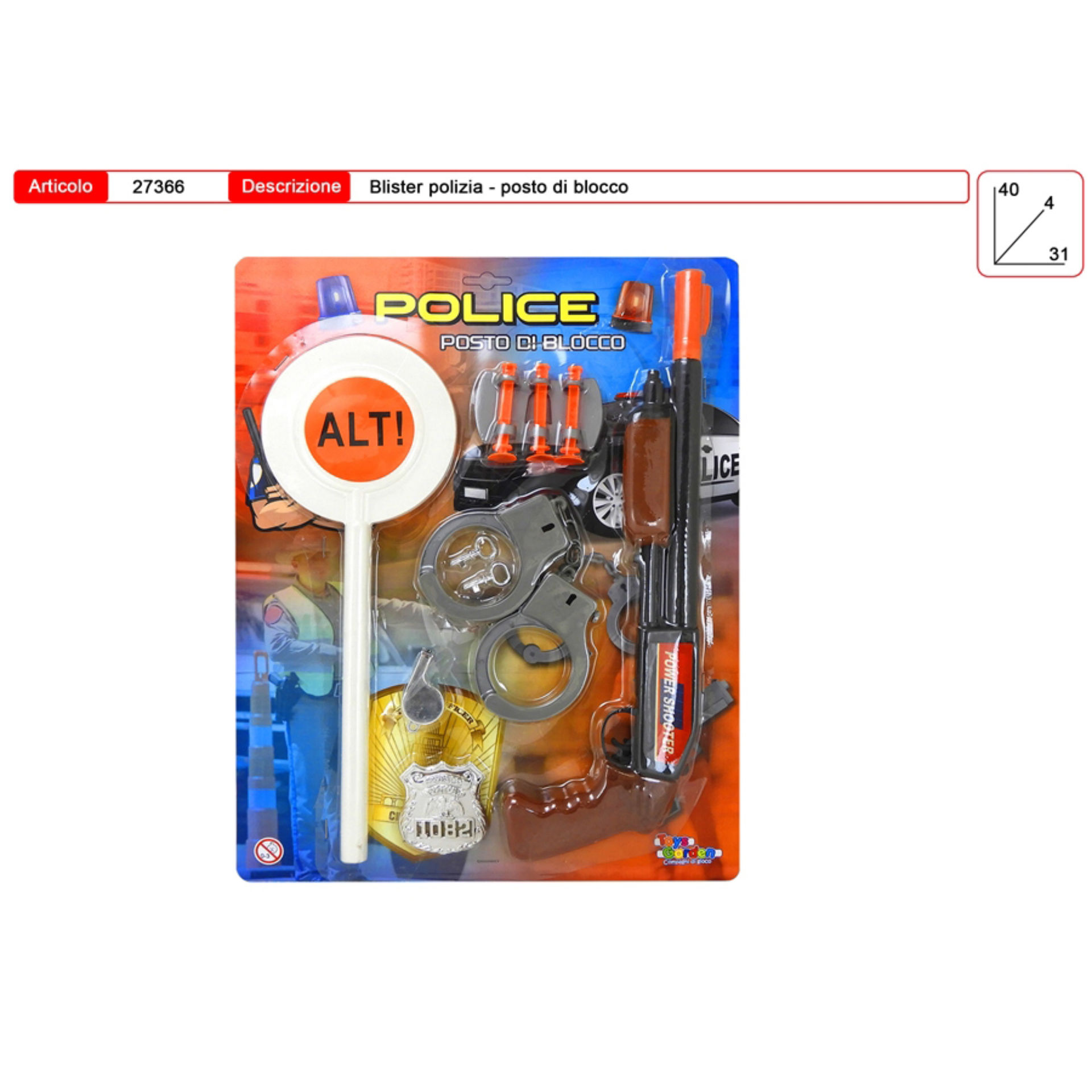 PALETTA CON FUCILE DARDI