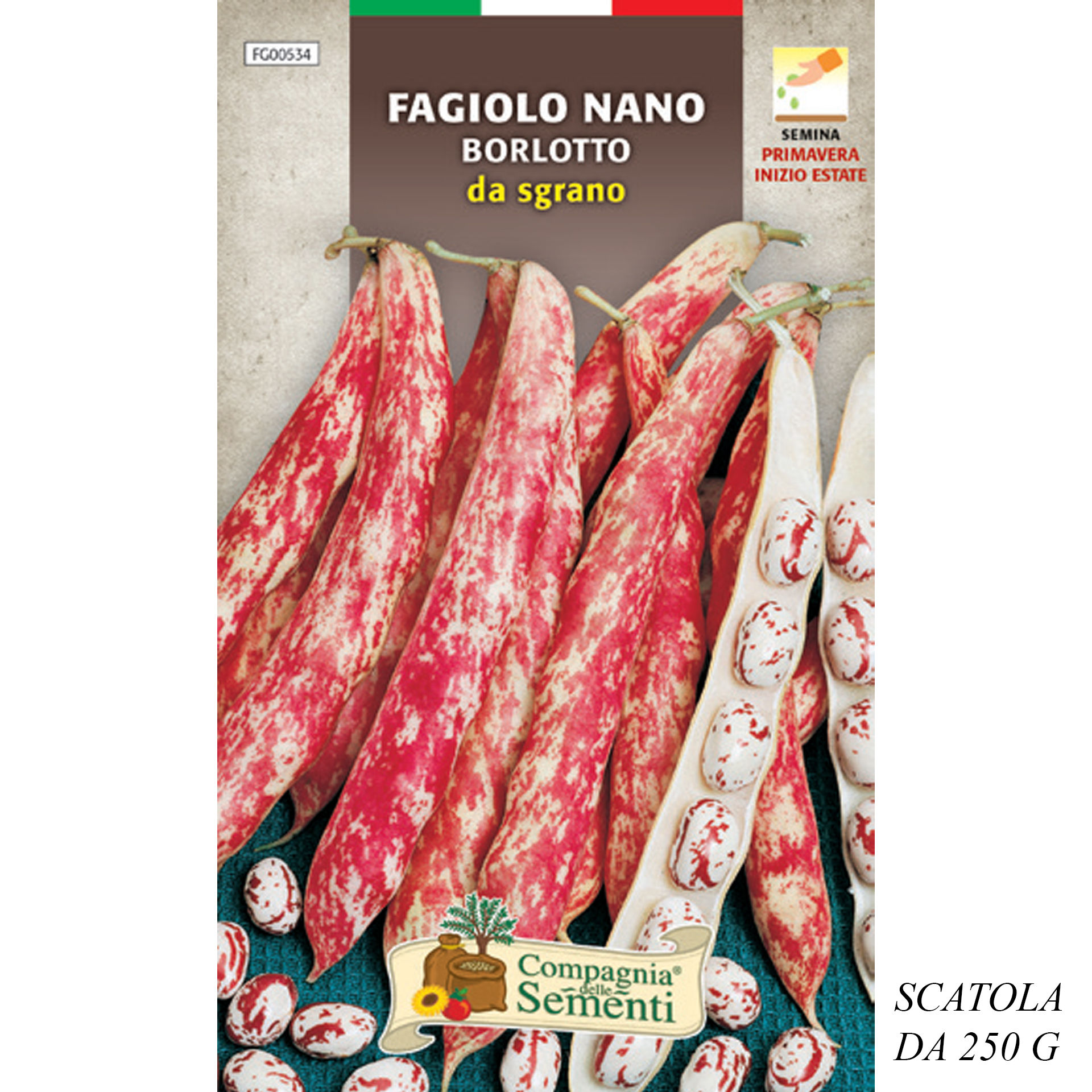 FAGIOLO NANO BORLOTTO DA SGRANOOrganica