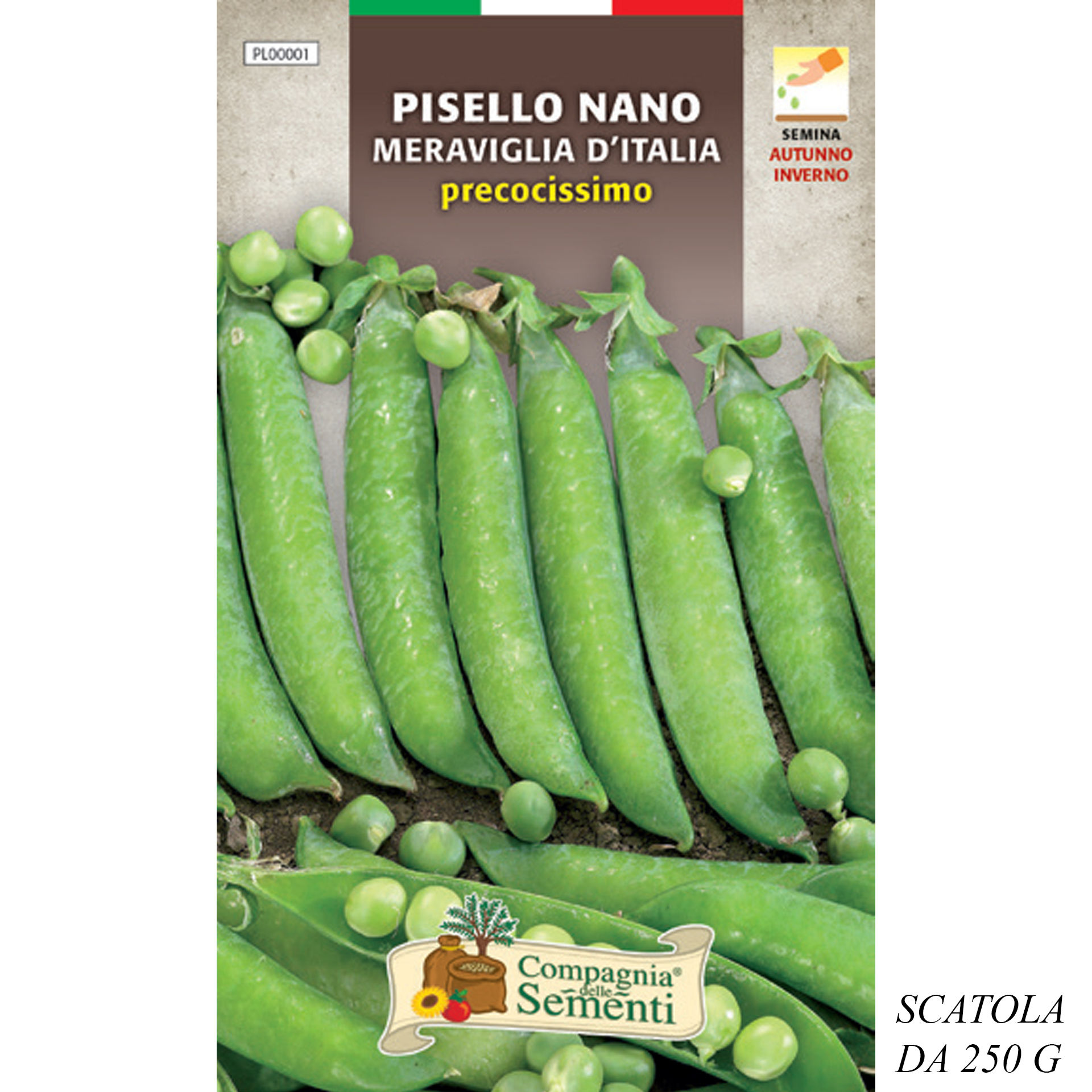 PISELLO NANO MERAVIGLIA D ITALIA PRECOCISSIMOOrganica