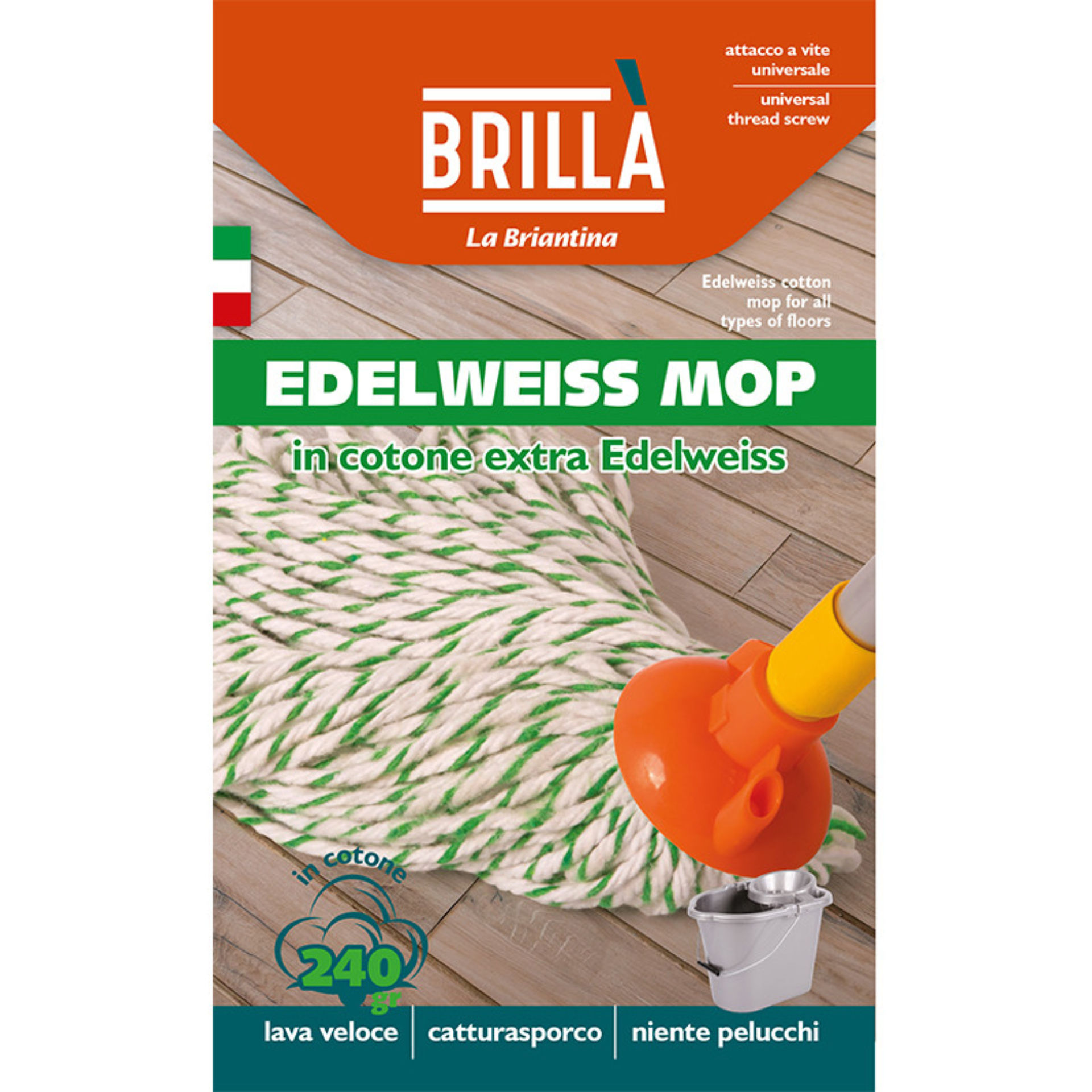 RICAMBIO EDELWEIS MOP GR260 FILO CONTINULa Briantina