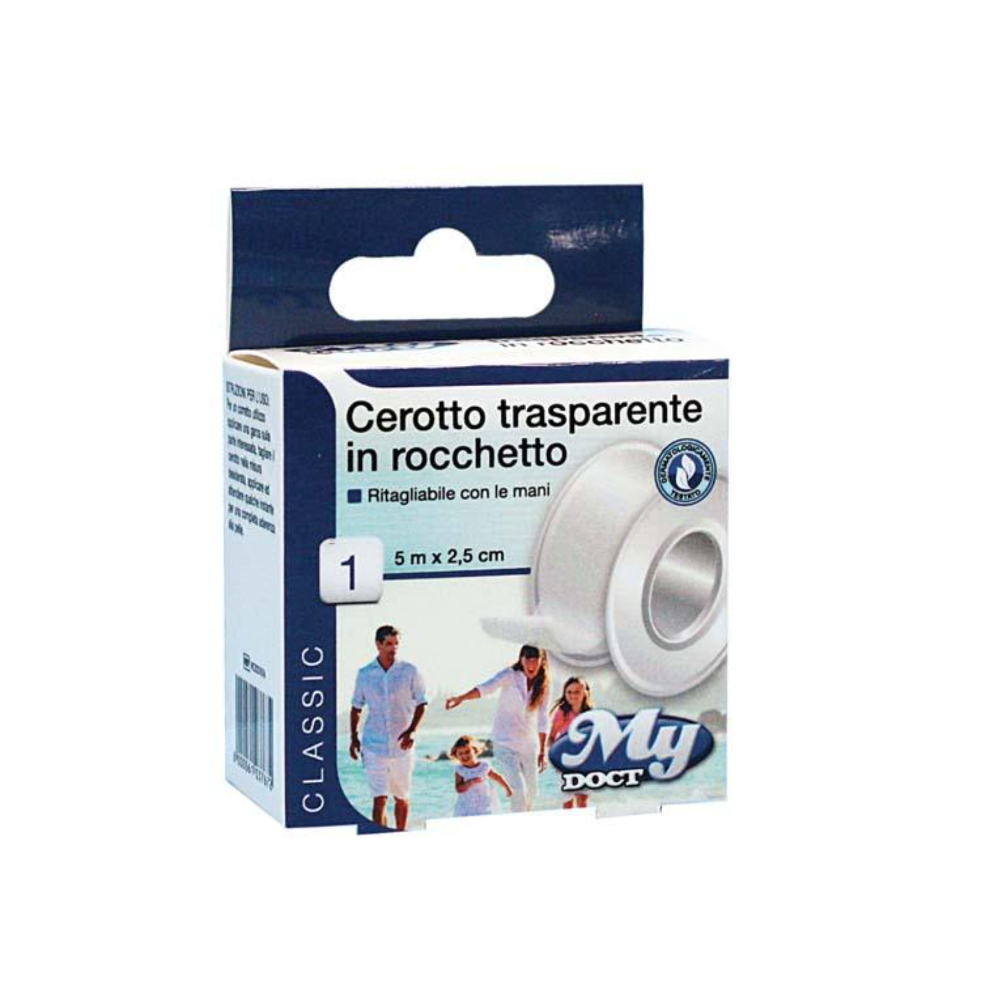 MY DOCT CEROTTO TRASPARENTE IN ROCCHETTO - 5 M X 2,5 CMMy Doct
