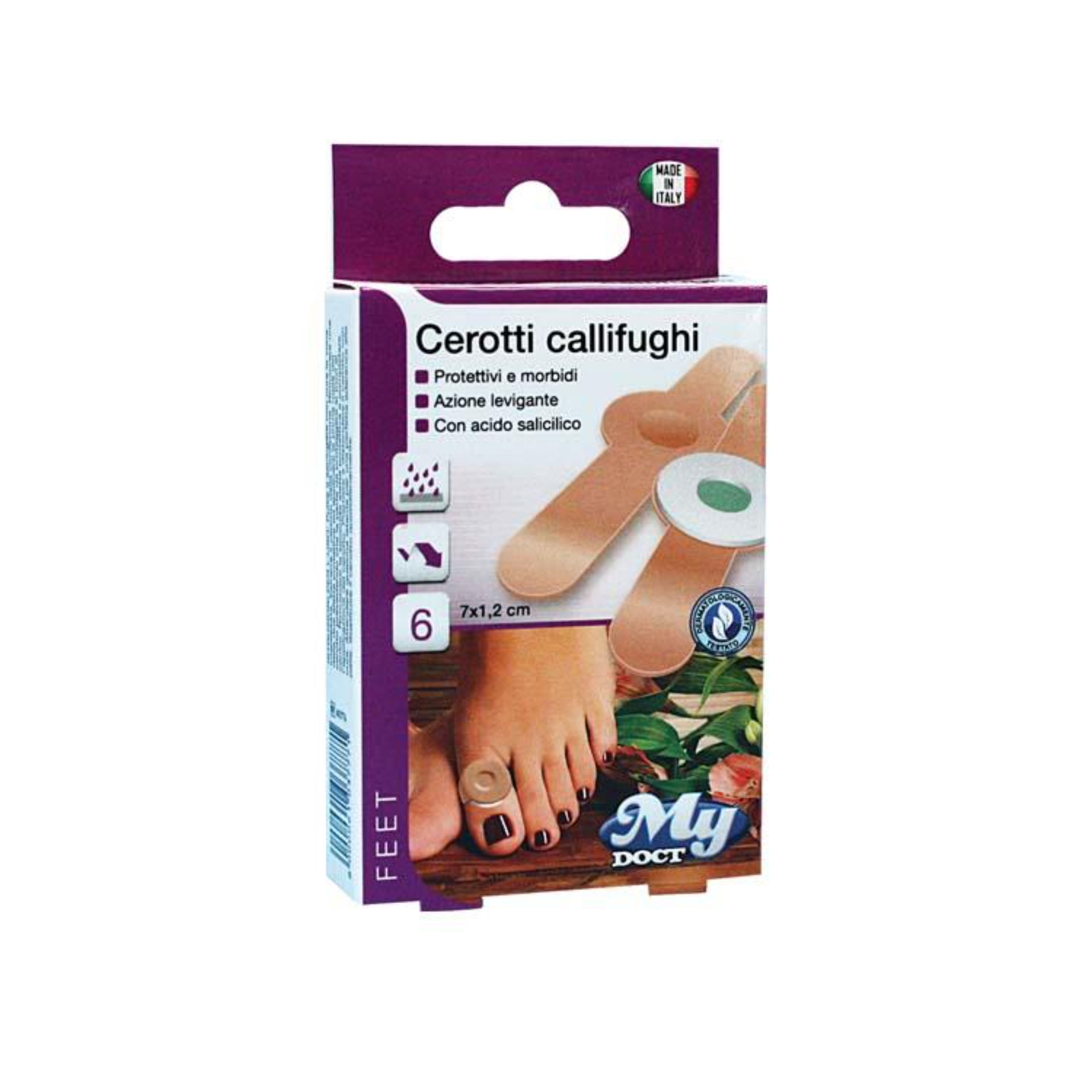 CEROTTI CALLIFUGHI DISCO CENTRALE 6 PZ 7X1,2CMMy Doct