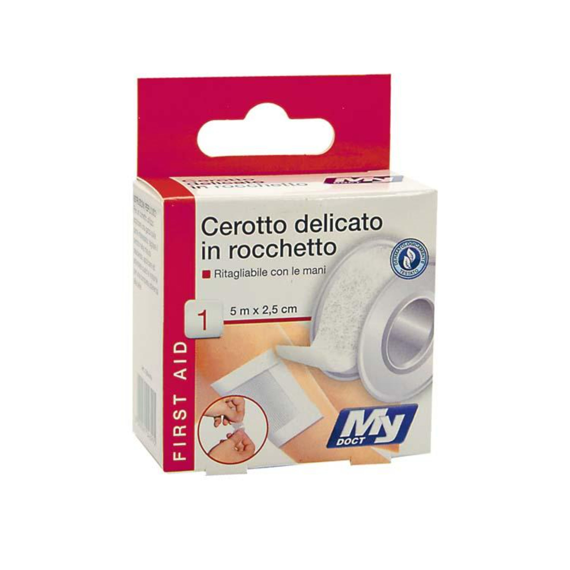 MY DOCT CEROTTO DELICATO IN ROCCHETTO 2,5 CM X 5 METRIMy Doct