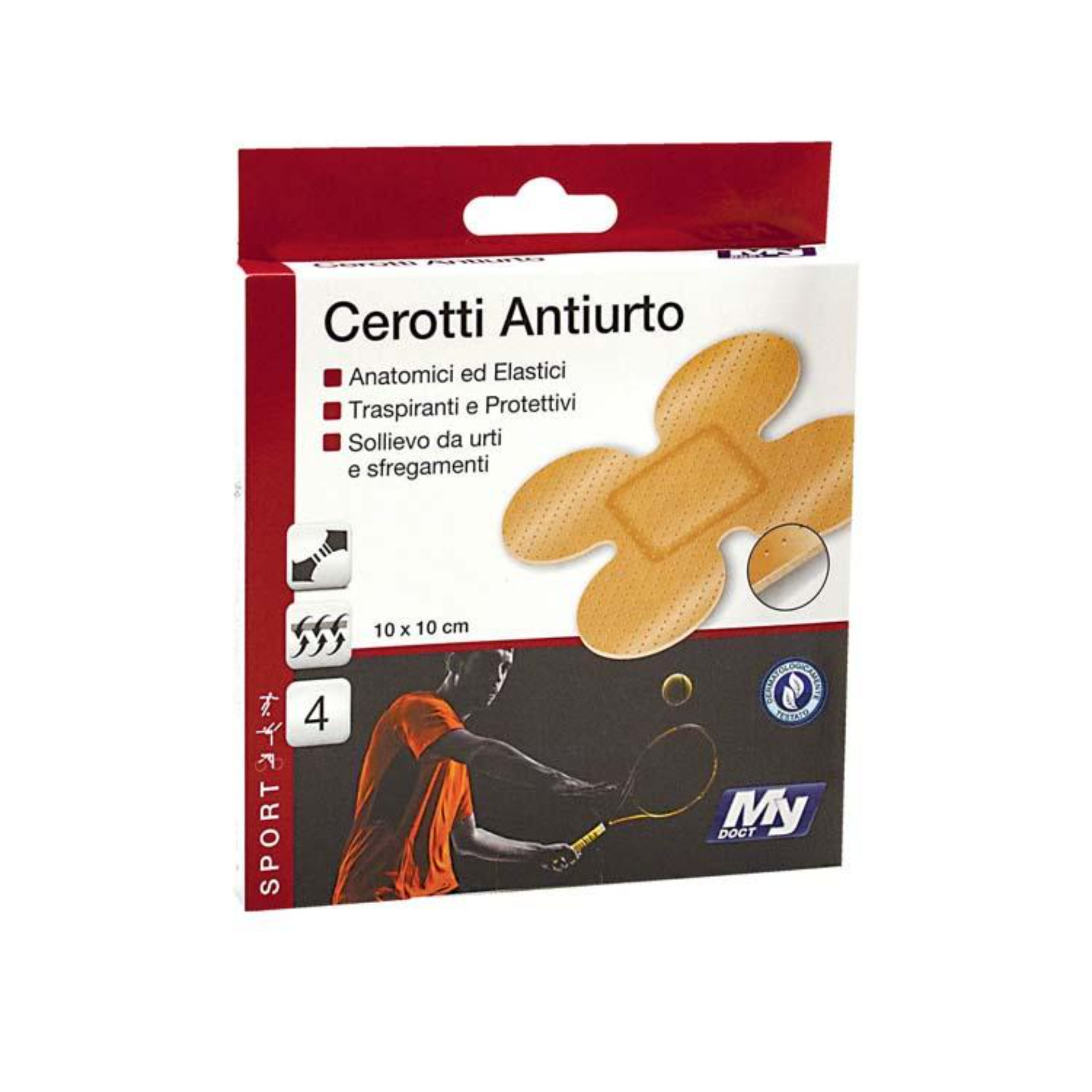MY DOCT CEROTTI ANTIURTO SAGOMATI - 4 PZMy Doct