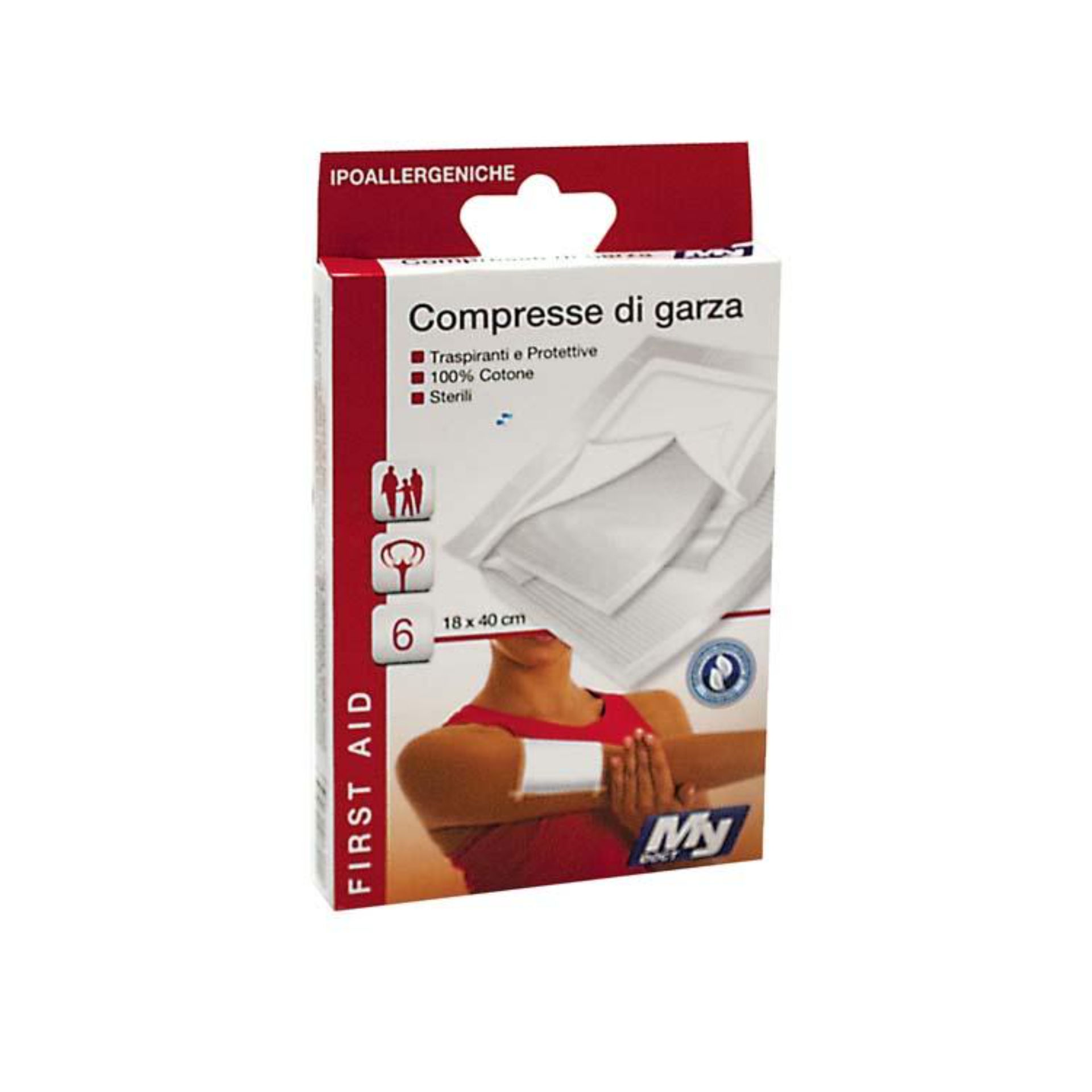 MY DOCT COMPRESSE DI GARZE STERILI 18X40CM 6PZMy Doct