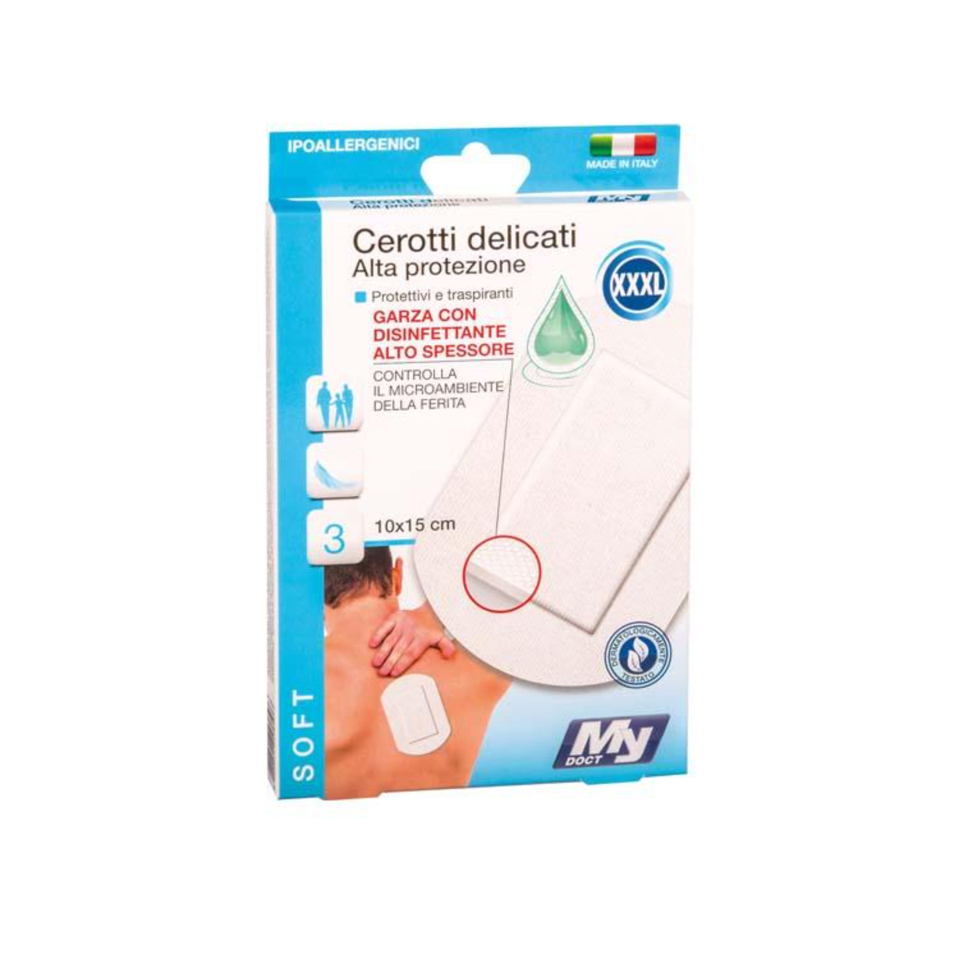MY DOCT CEROTTI DELICATI ALTA PROTEZIONE - LINEA SOFT - 3 PZMy Doct